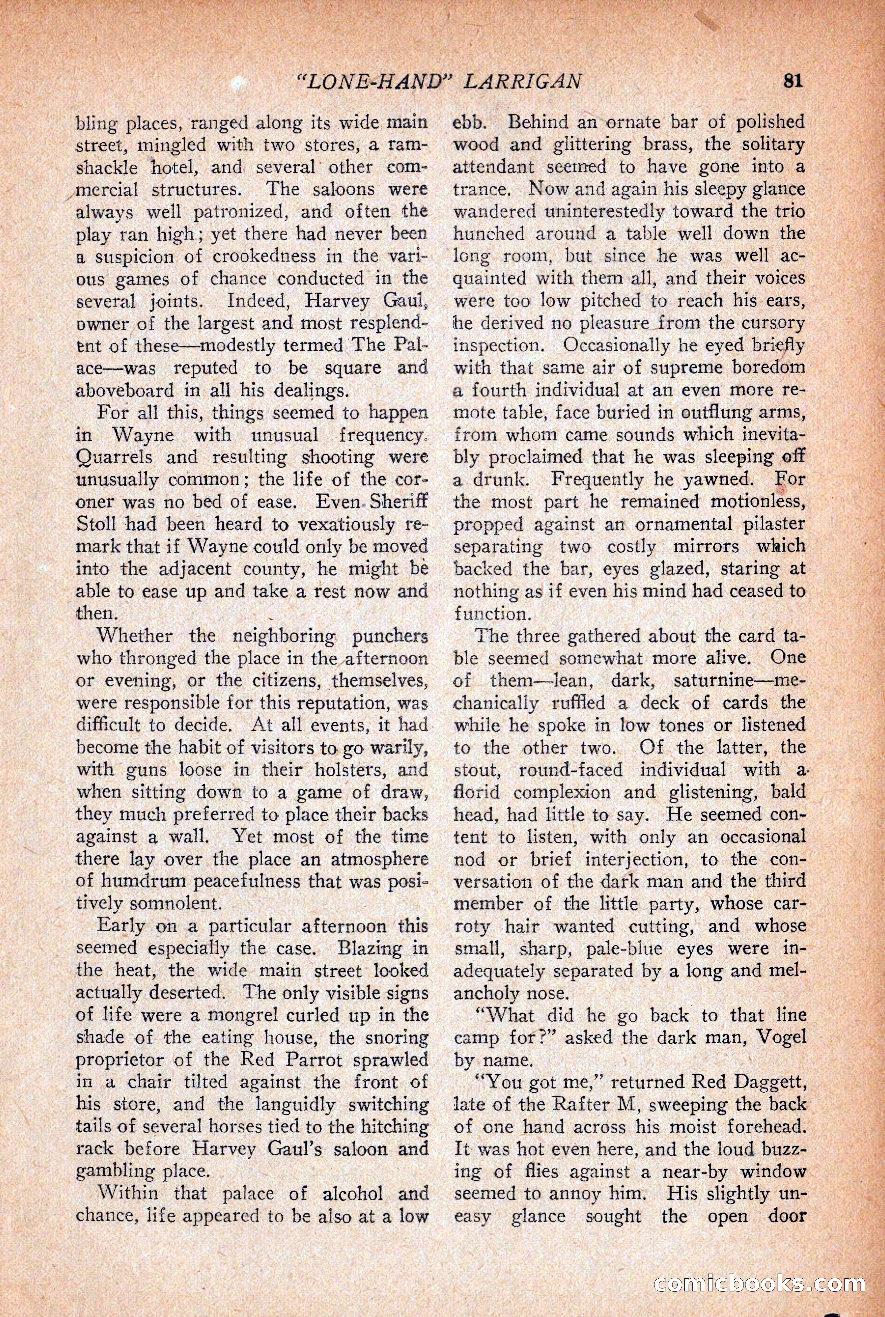 Western Story Magazine, December 12, 1925 — page 83 of 146