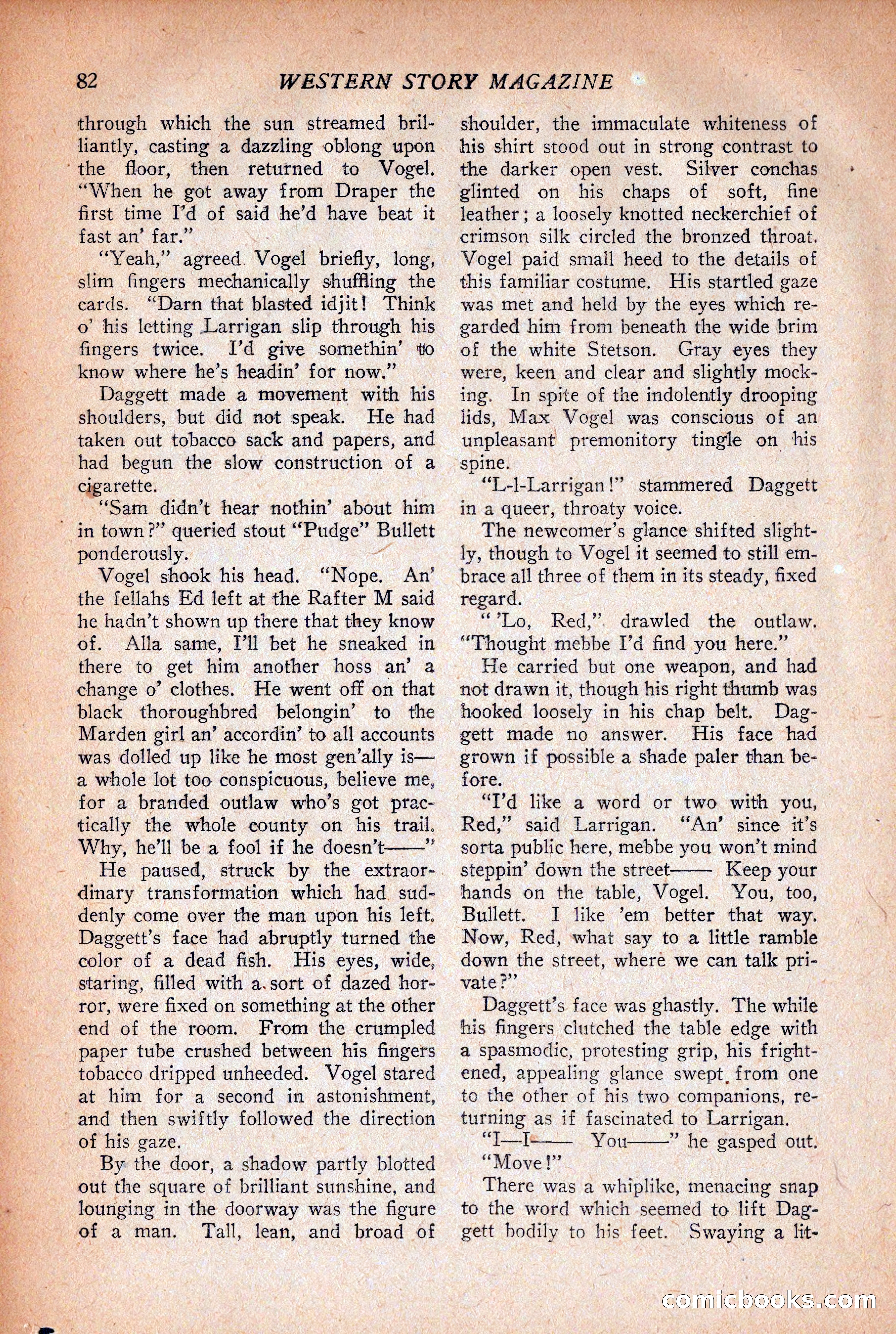 Western Story Magazine, December 12, 1925 — page 84 of 146