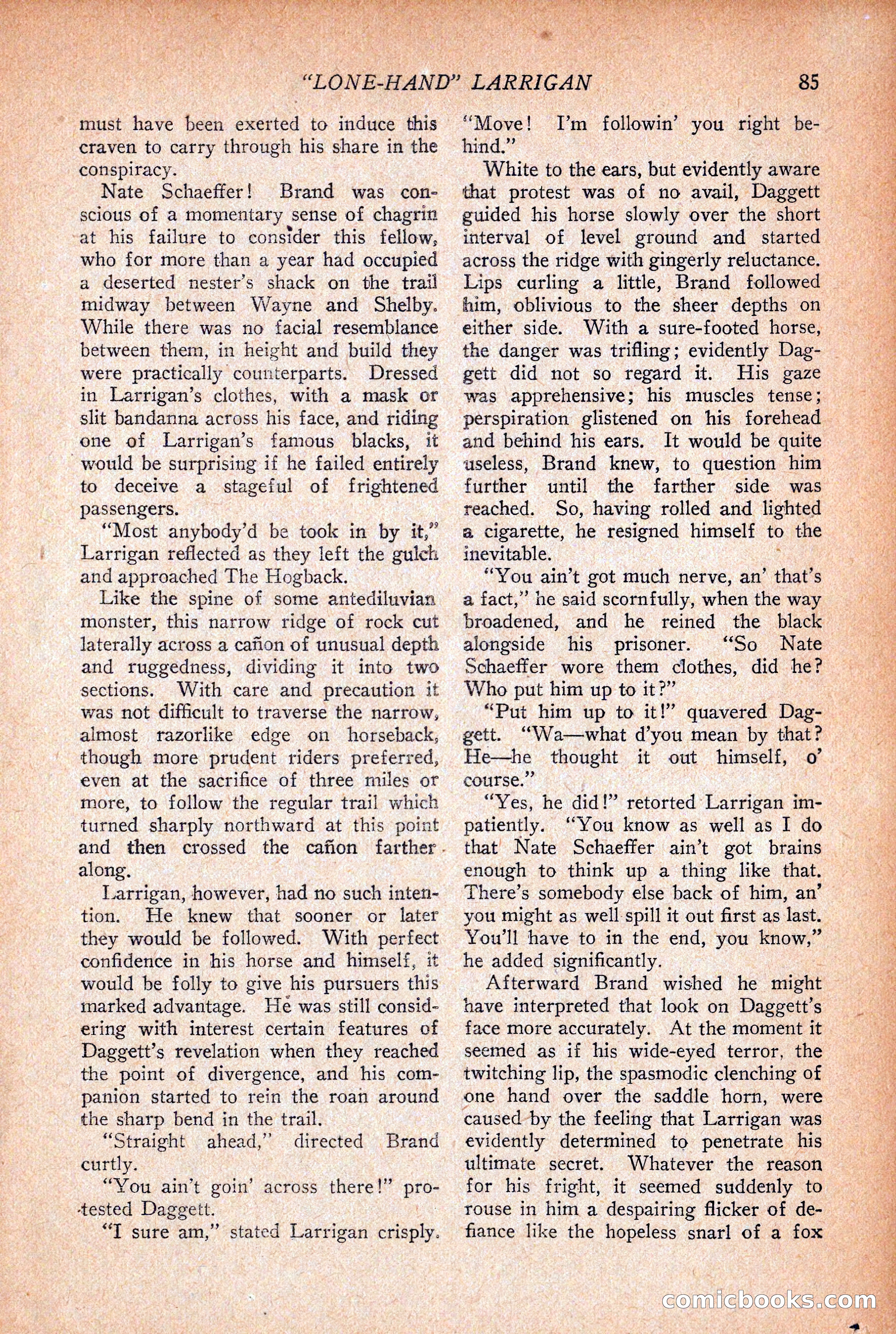 Western Story Magazine, December 12, 1925 — page 87 of 146