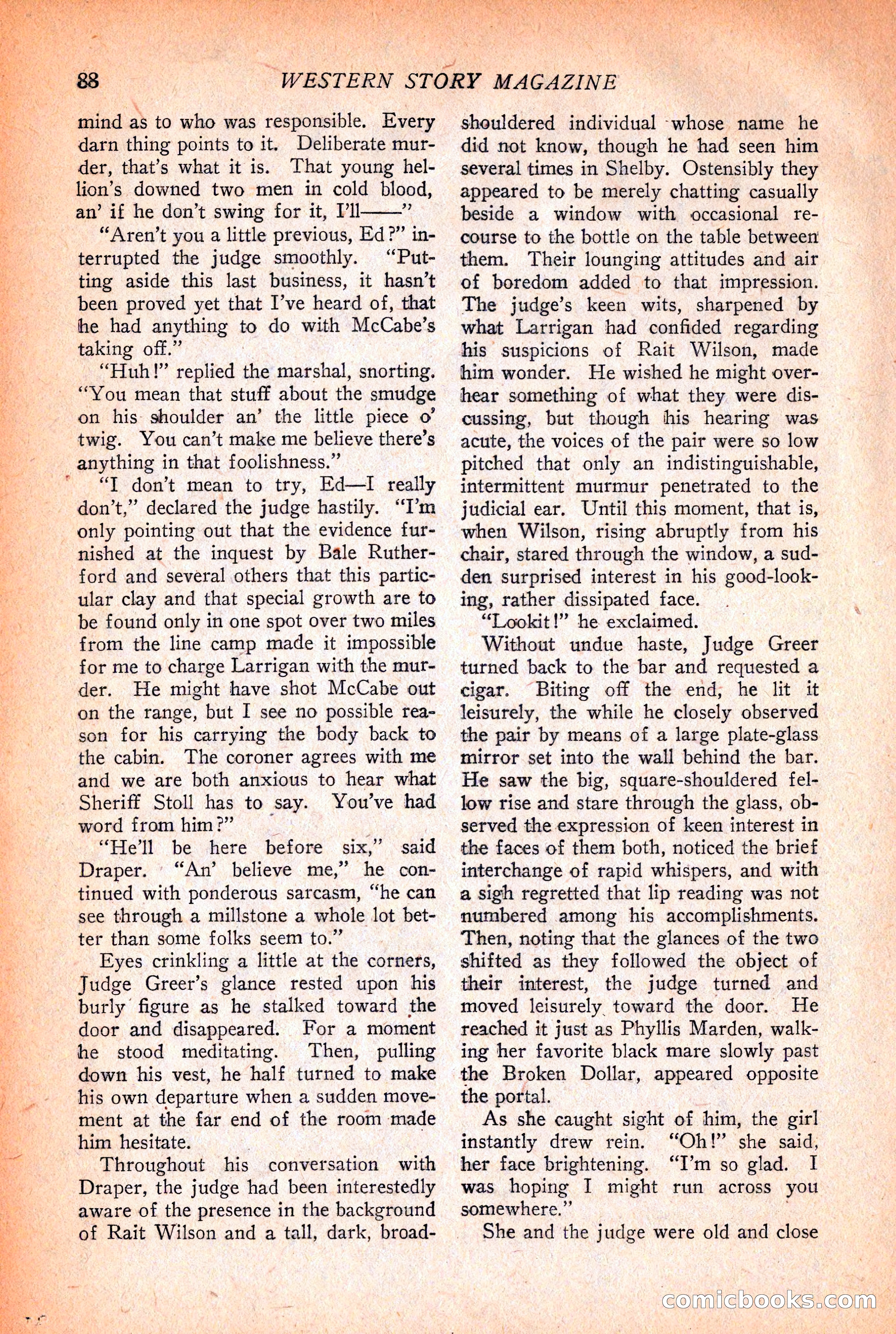 Western Story Magazine, December 12, 1925 — page 90 of 146
