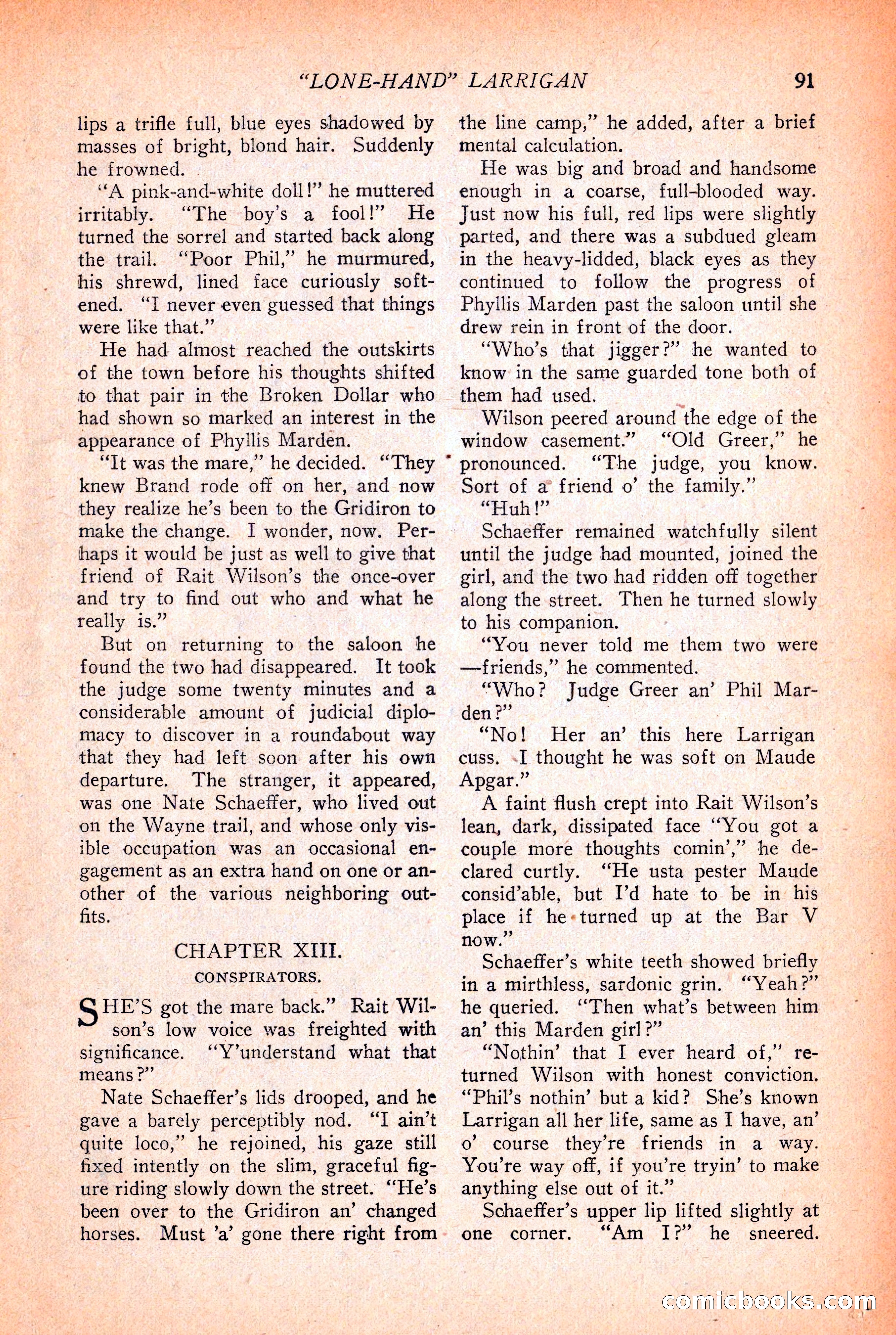 Western Story Magazine, December 12, 1925 — page 93 of 146