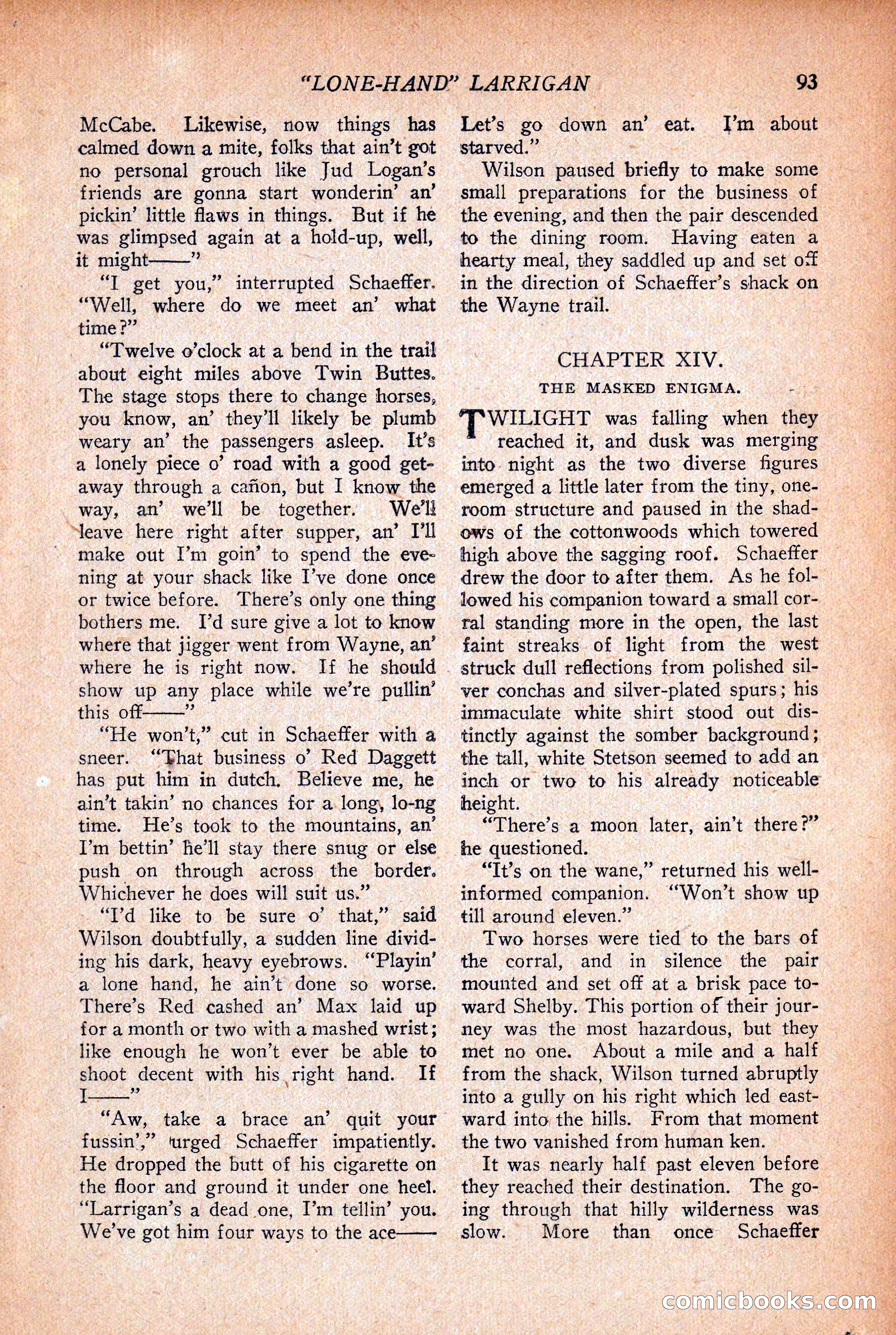 Western Story Magazine, December 12, 1925 — page 95 of 146