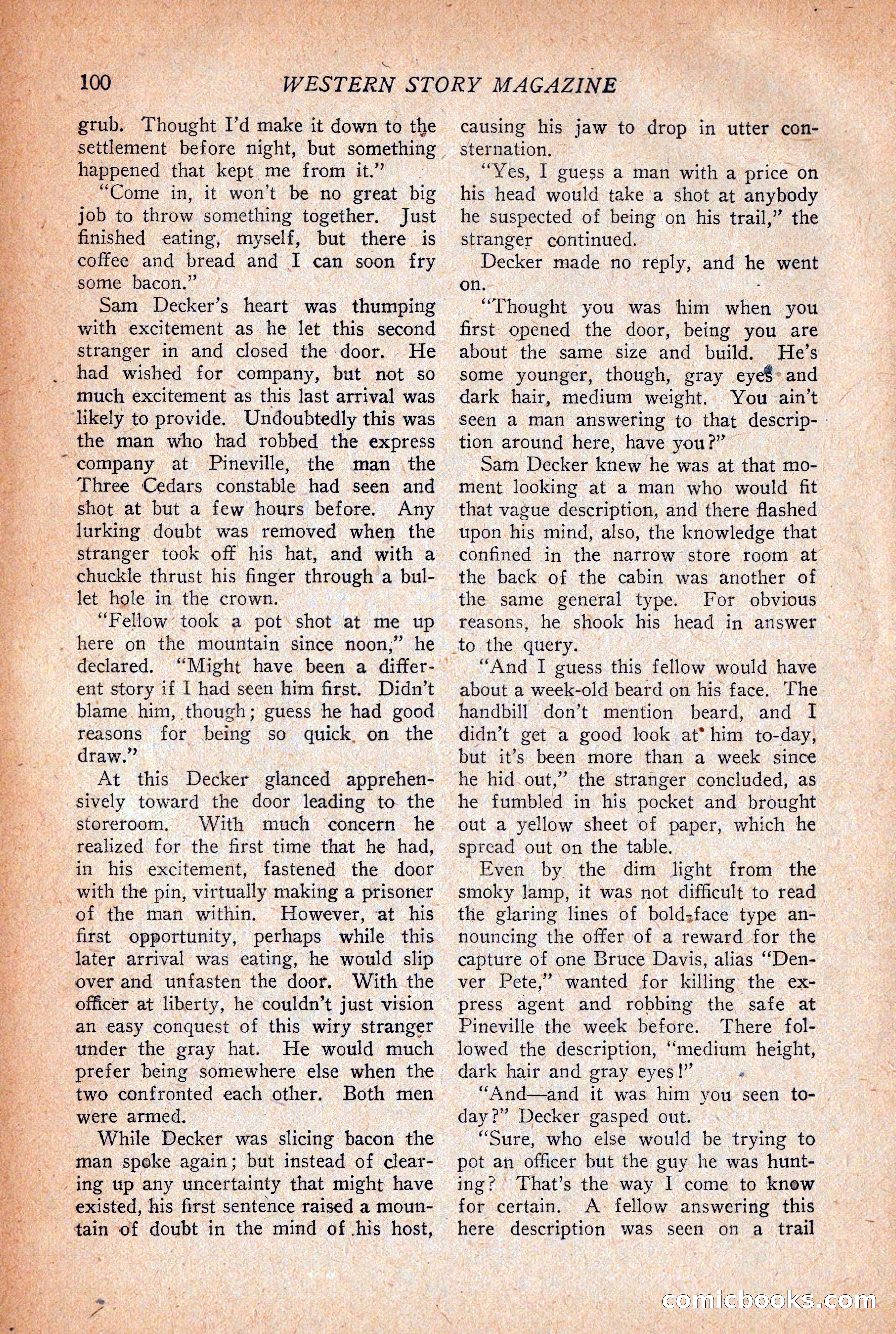 Western Story Magazine, December 12, 1925 — page 102 of 146