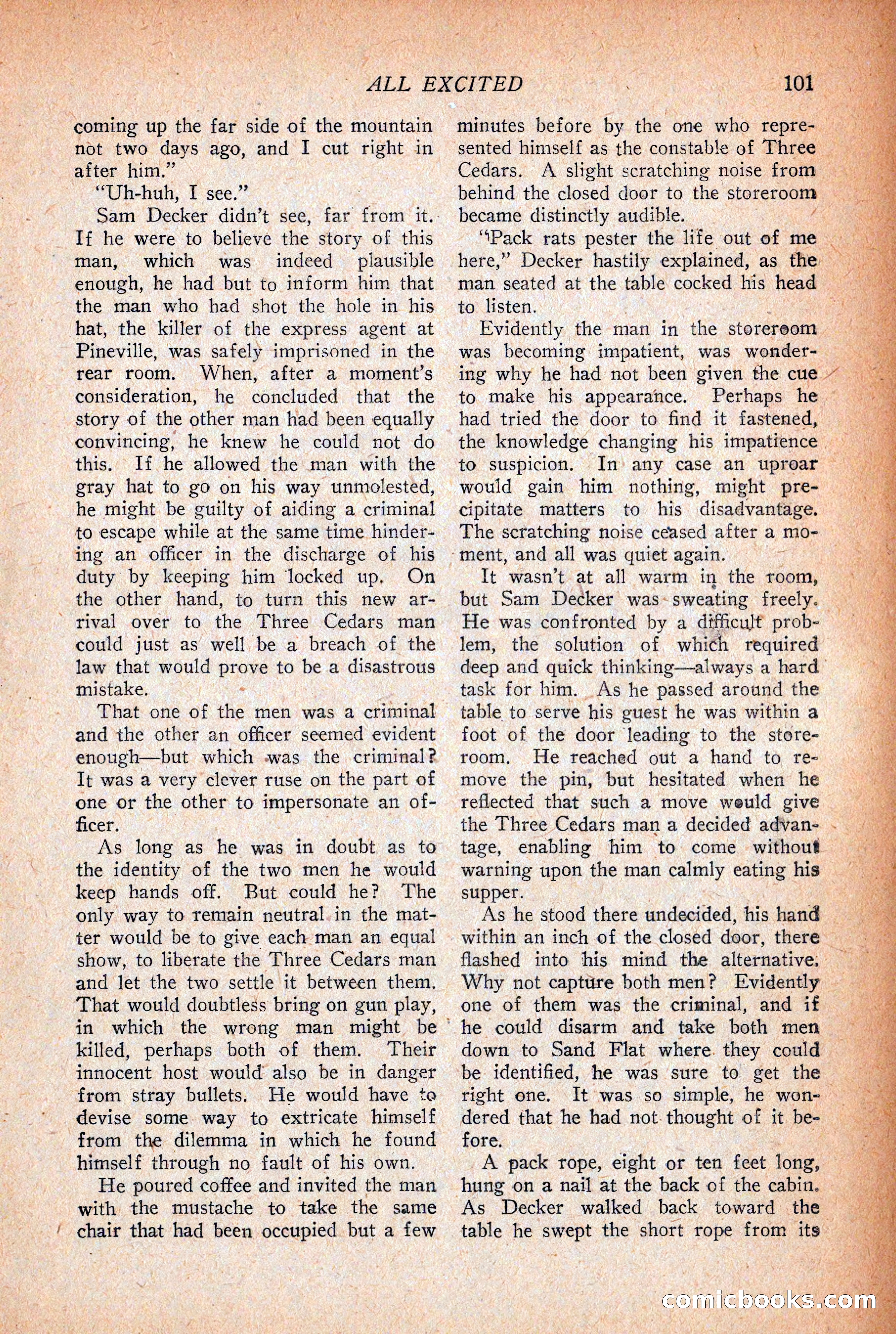 Western Story Magazine, December 12, 1925 — page 103 of 146