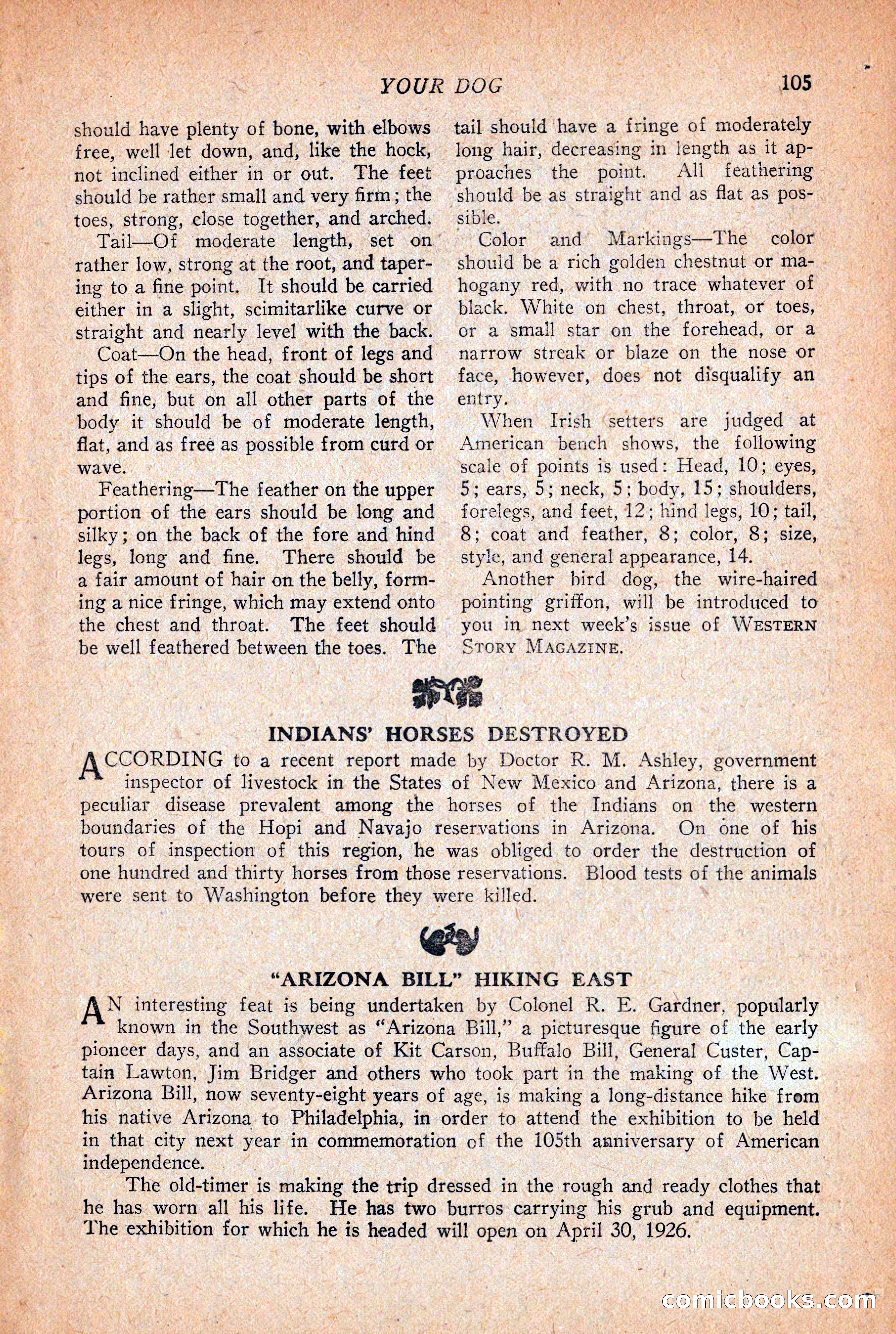 Western Story Magazine, December 12, 1925 — page 107 of 146