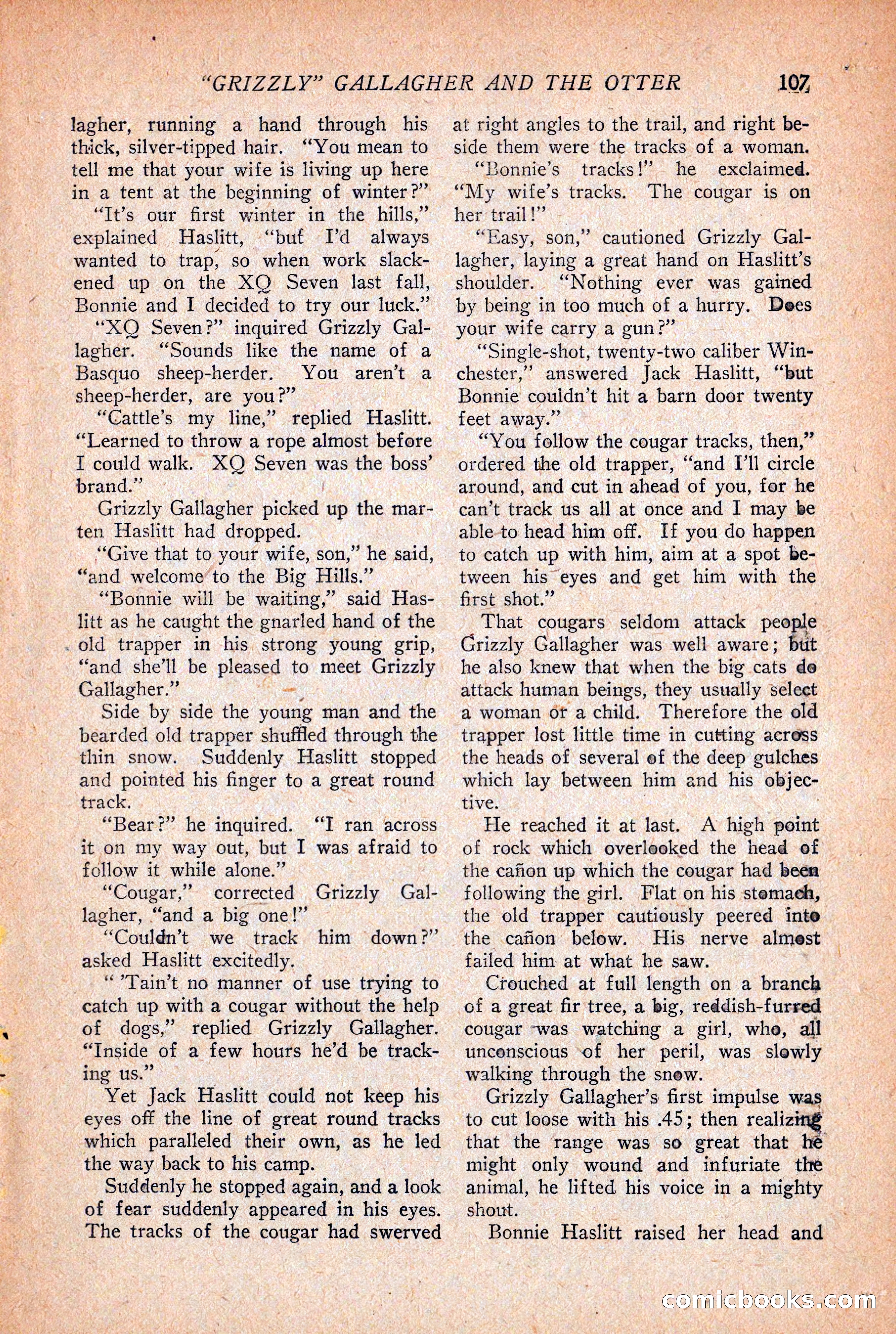 Western Story Magazine, December 12, 1925 — page 109 of 146