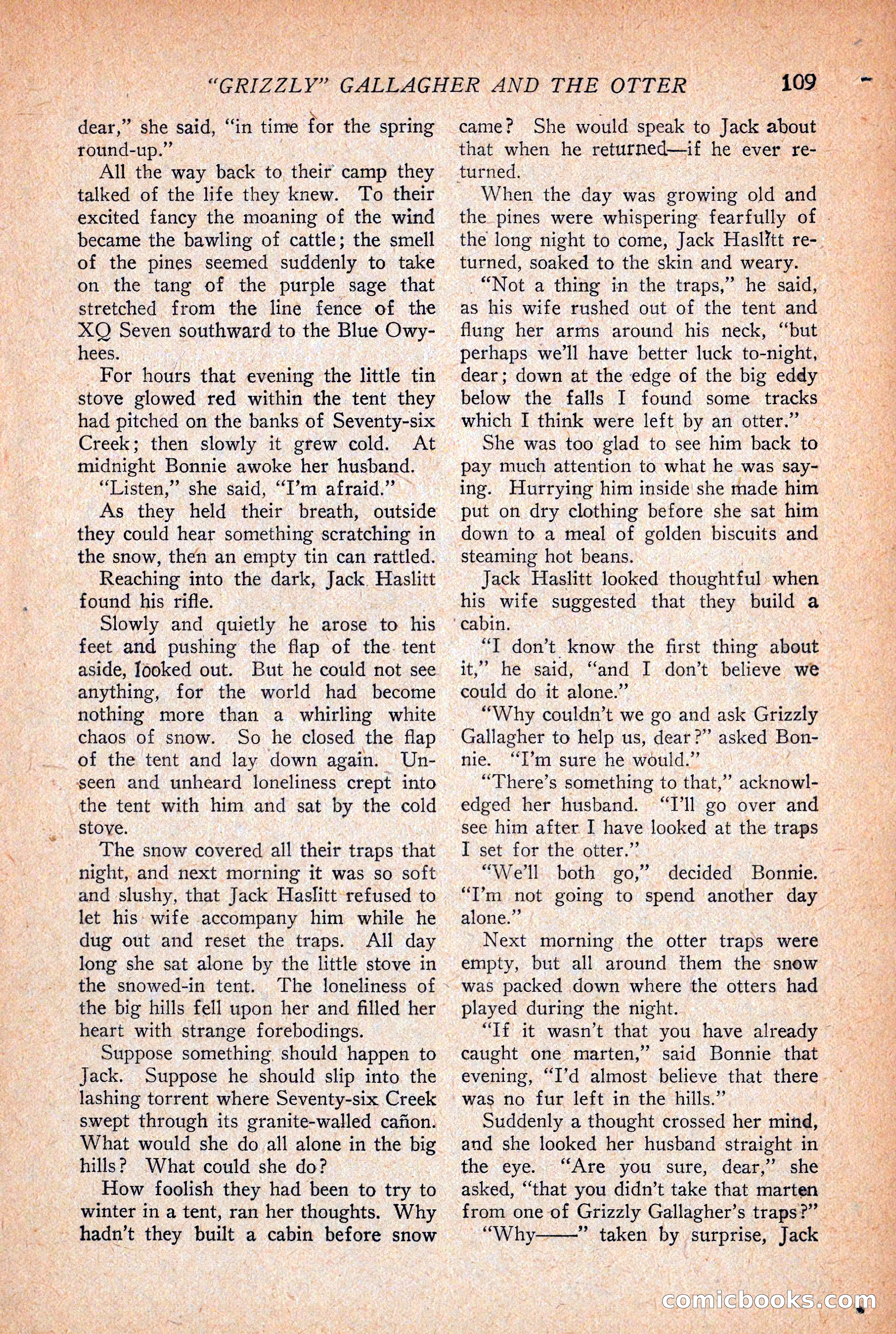 Western Story Magazine, December 12, 1925 — page 111 of 146