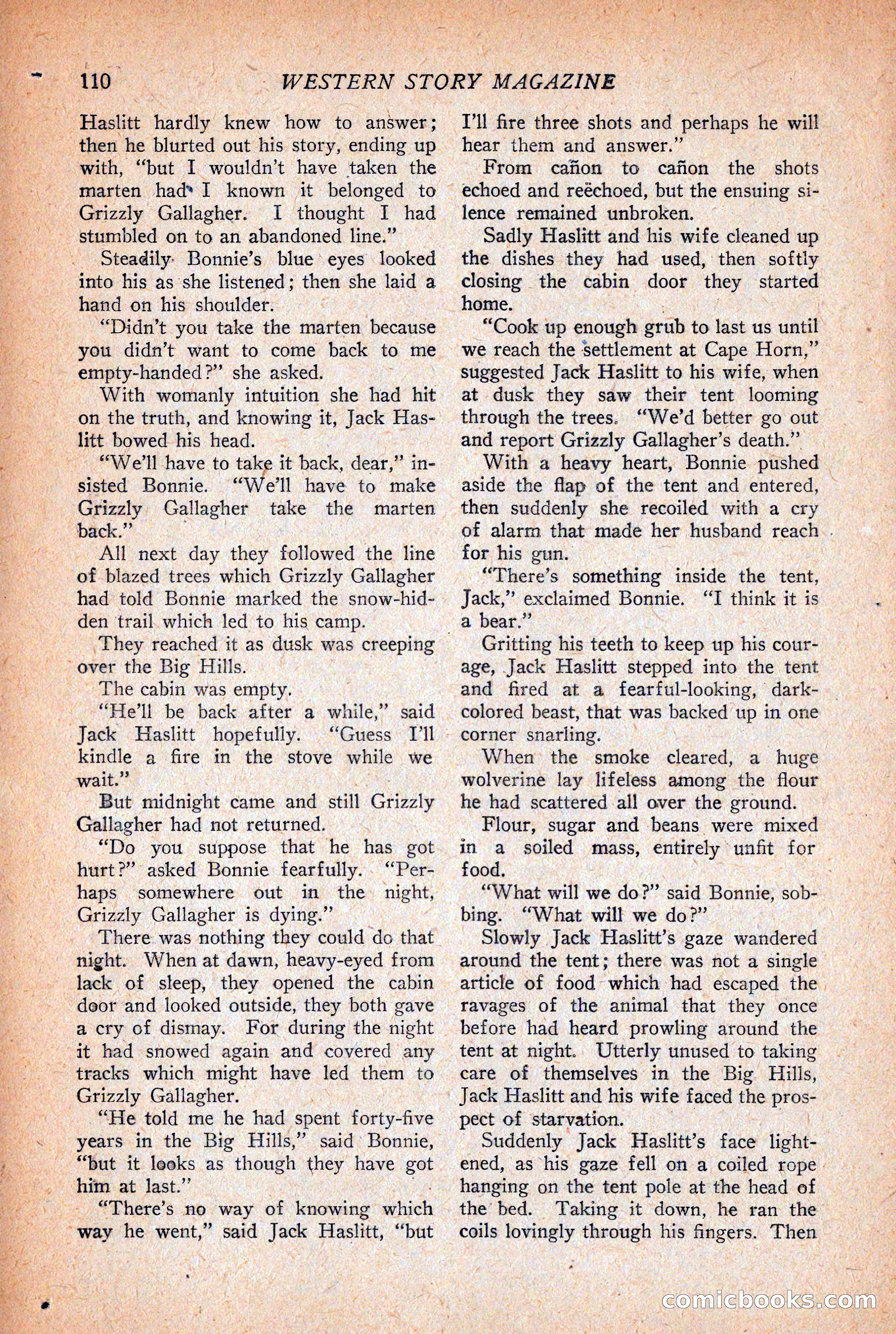 Western Story Magazine, December 12, 1925 — page 112 of 146