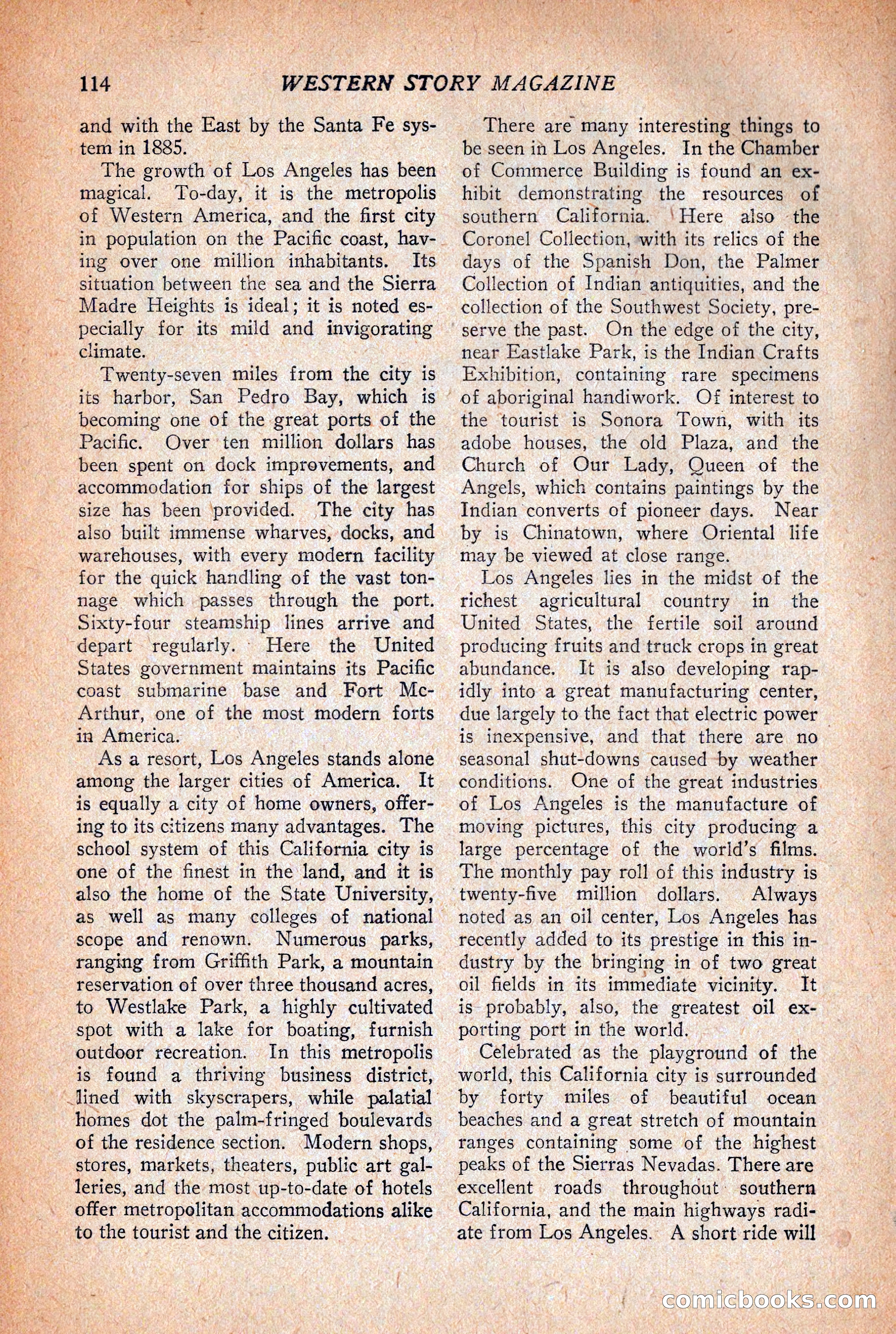 Western Story Magazine, December 12, 1925 — page 116 of 146
