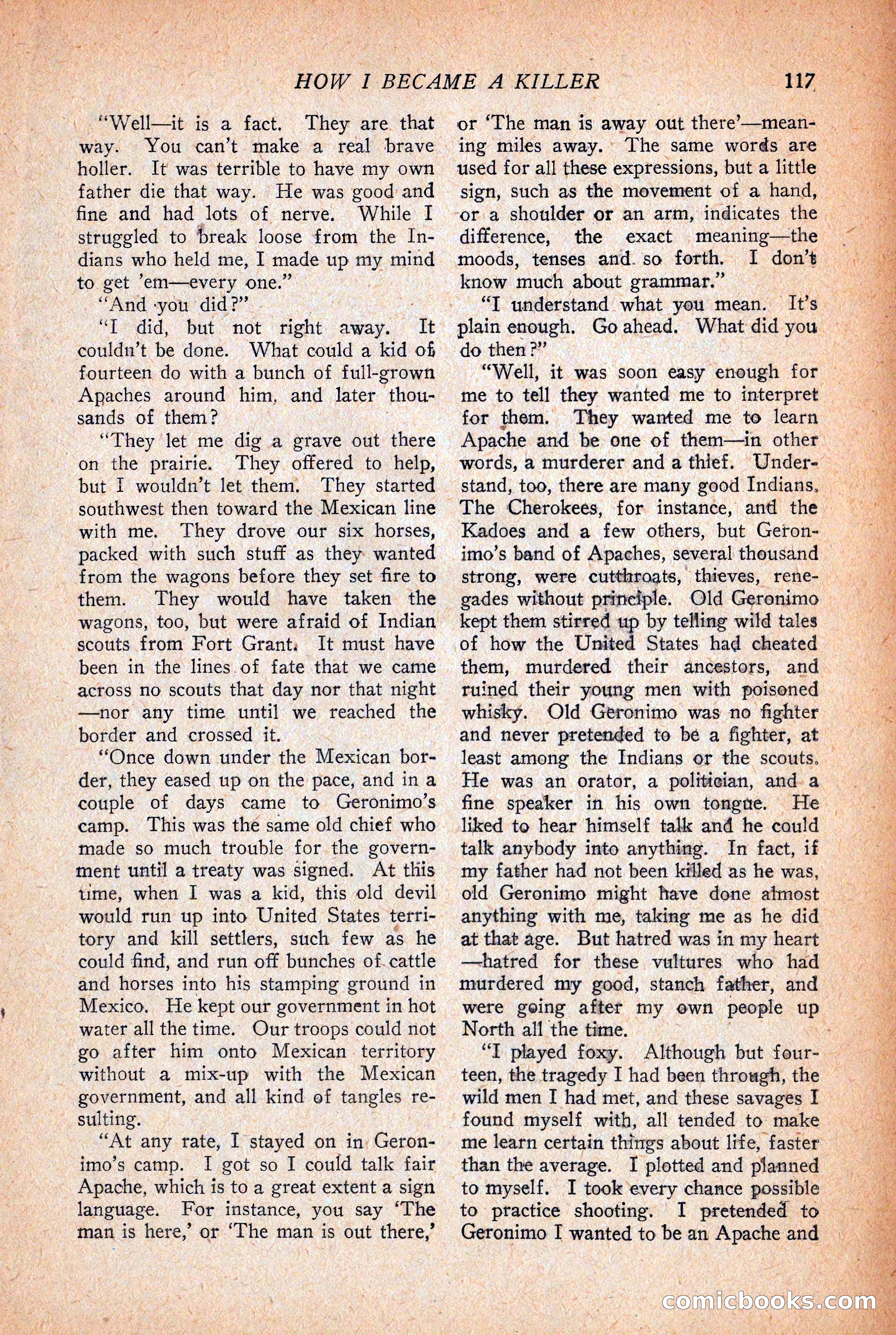Western Story Magazine, December 12, 1925 — page 119 of 146