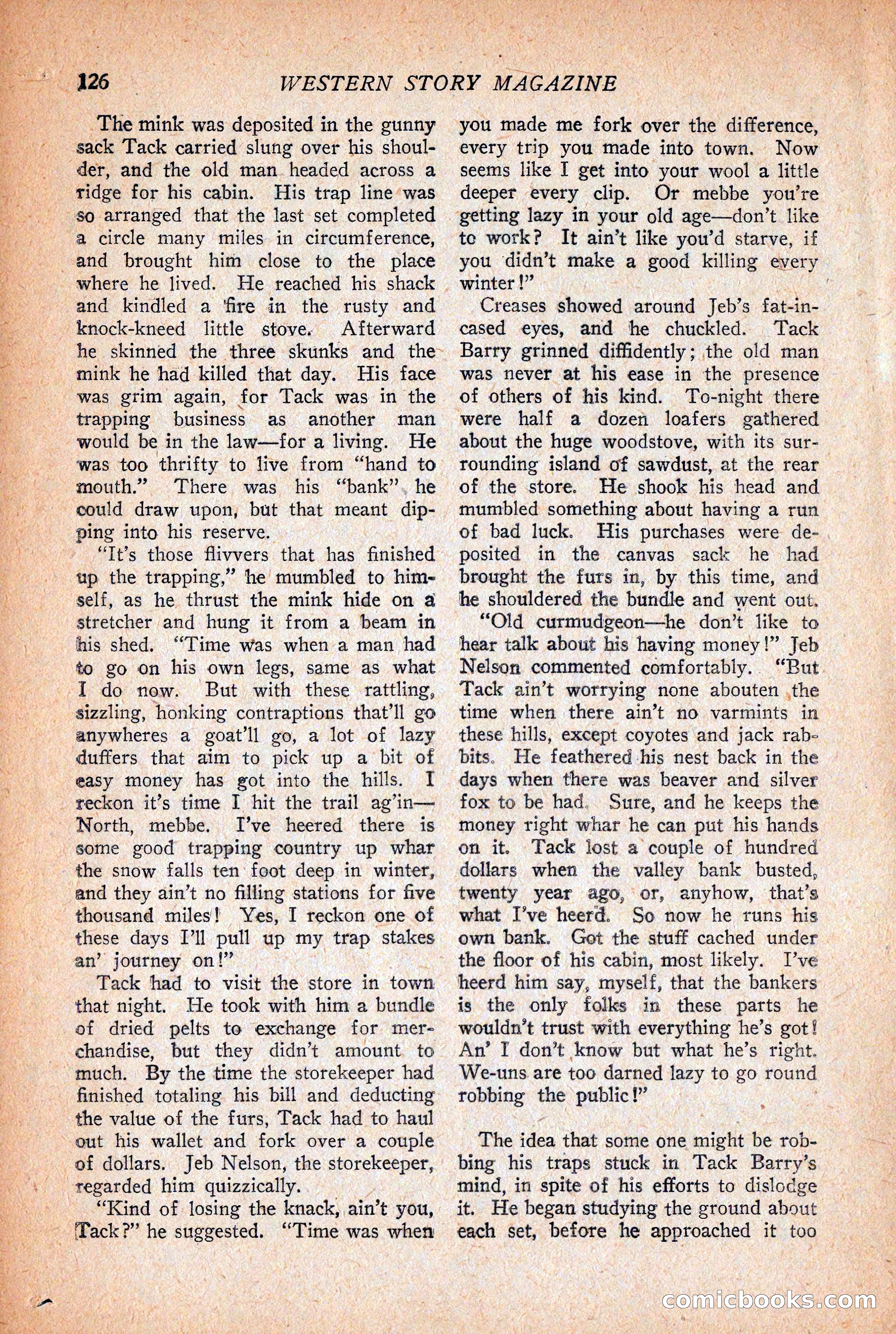 Western Story Magazine, December 12, 1925 — page 128 of 146
