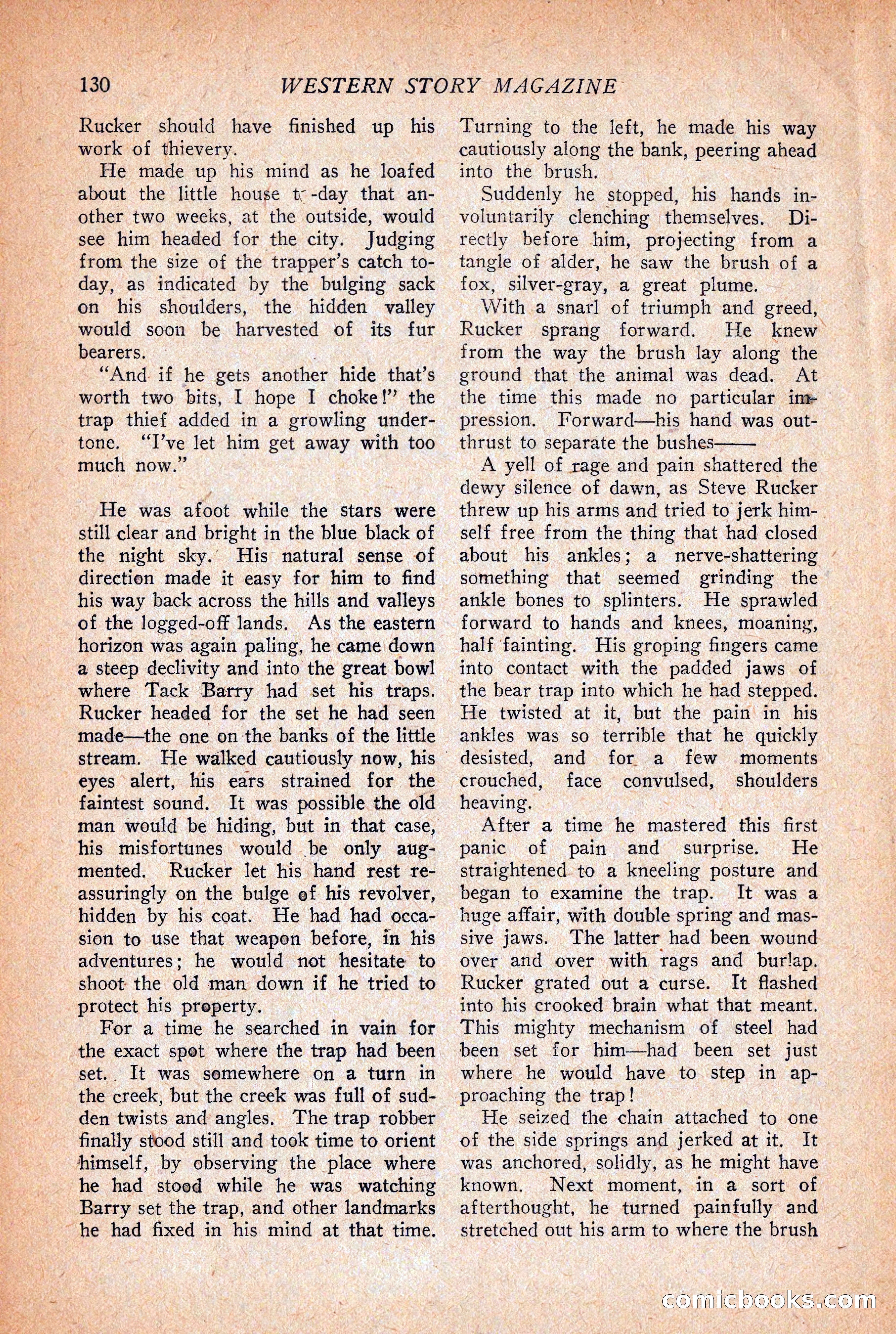 Western Story Magazine, December 12, 1925 — page 132 of 146