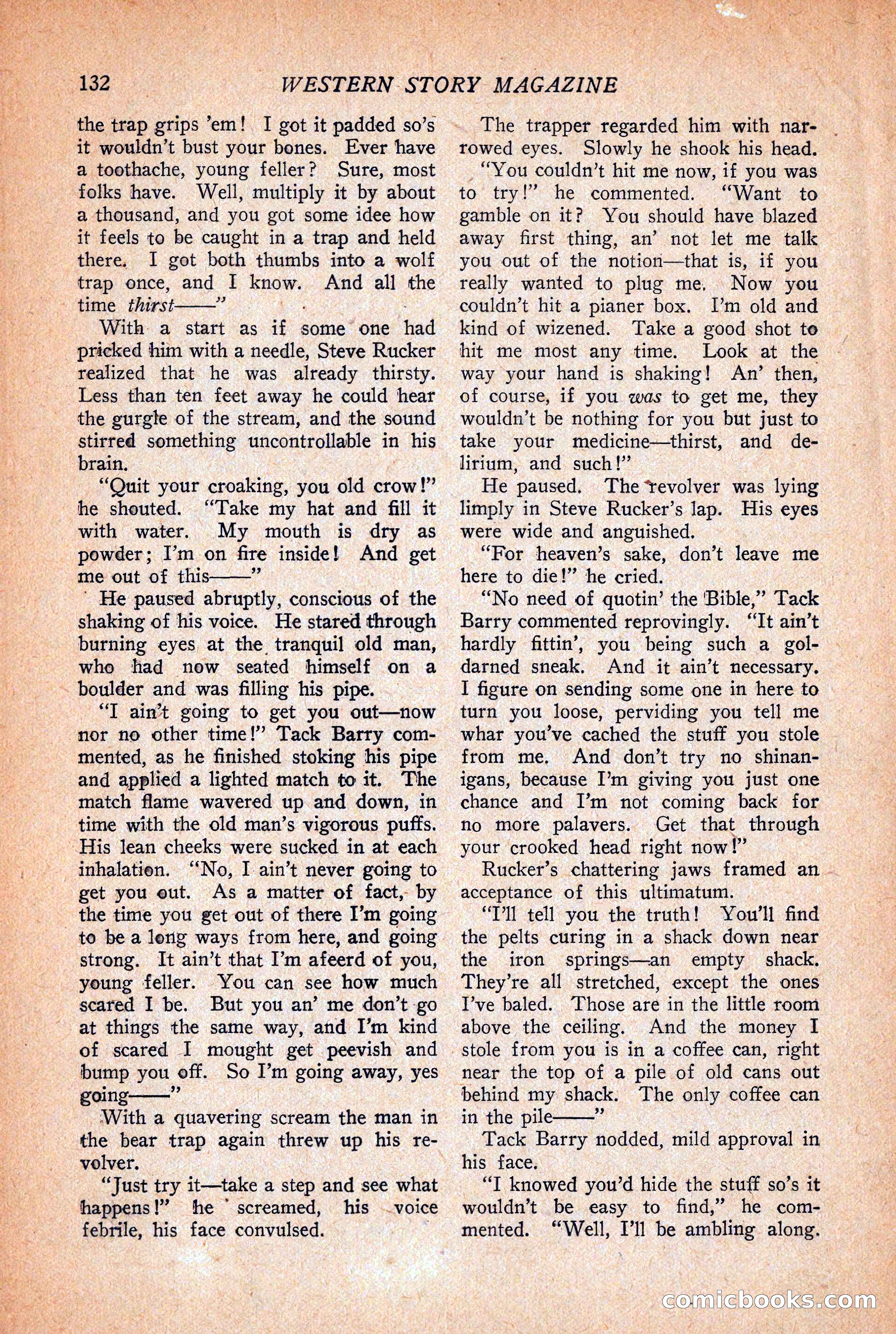 Western Story Magazine, December 12, 1925 — page 134 of 146