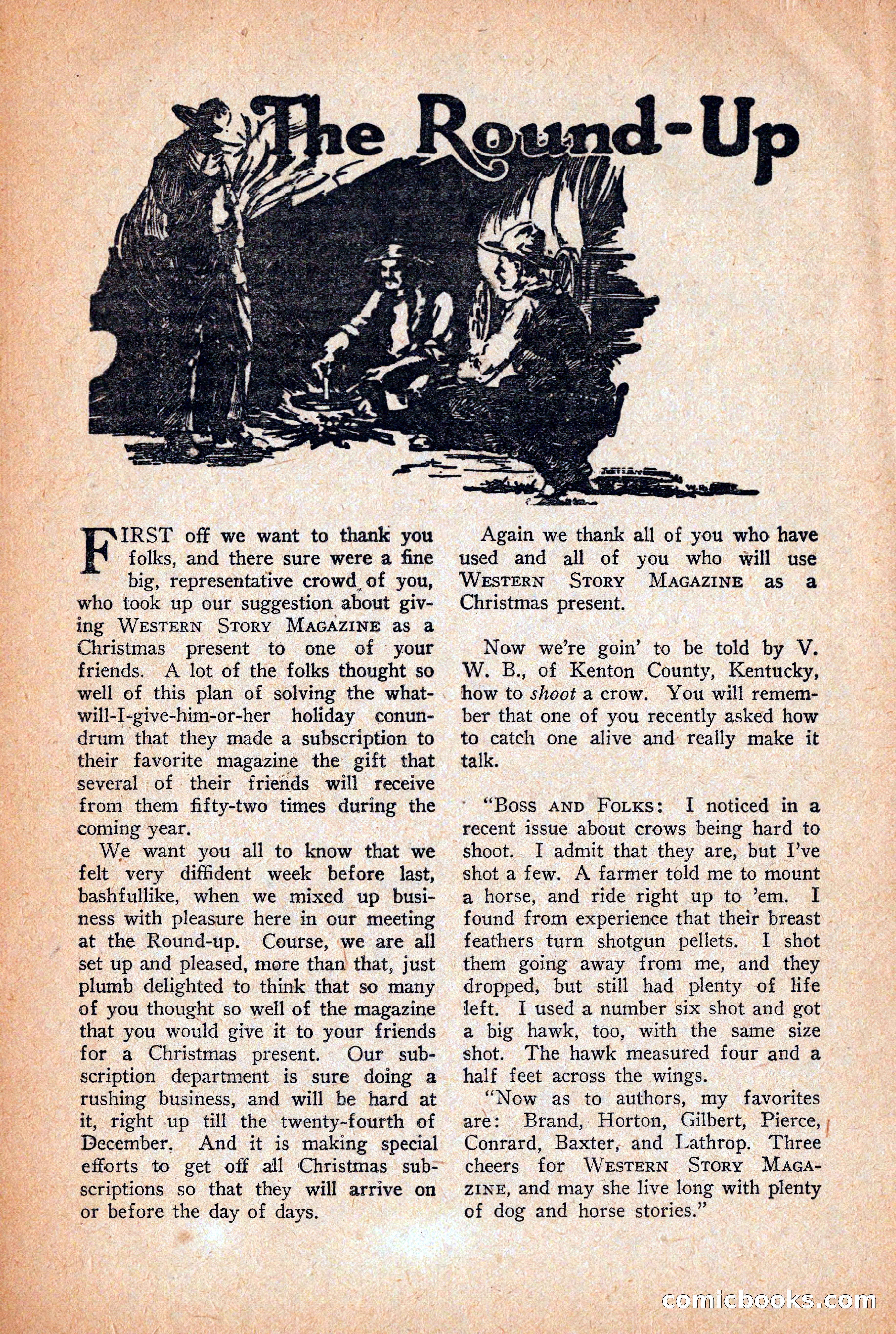 Western Story Magazine, December 12, 1925 — page 136 of 146