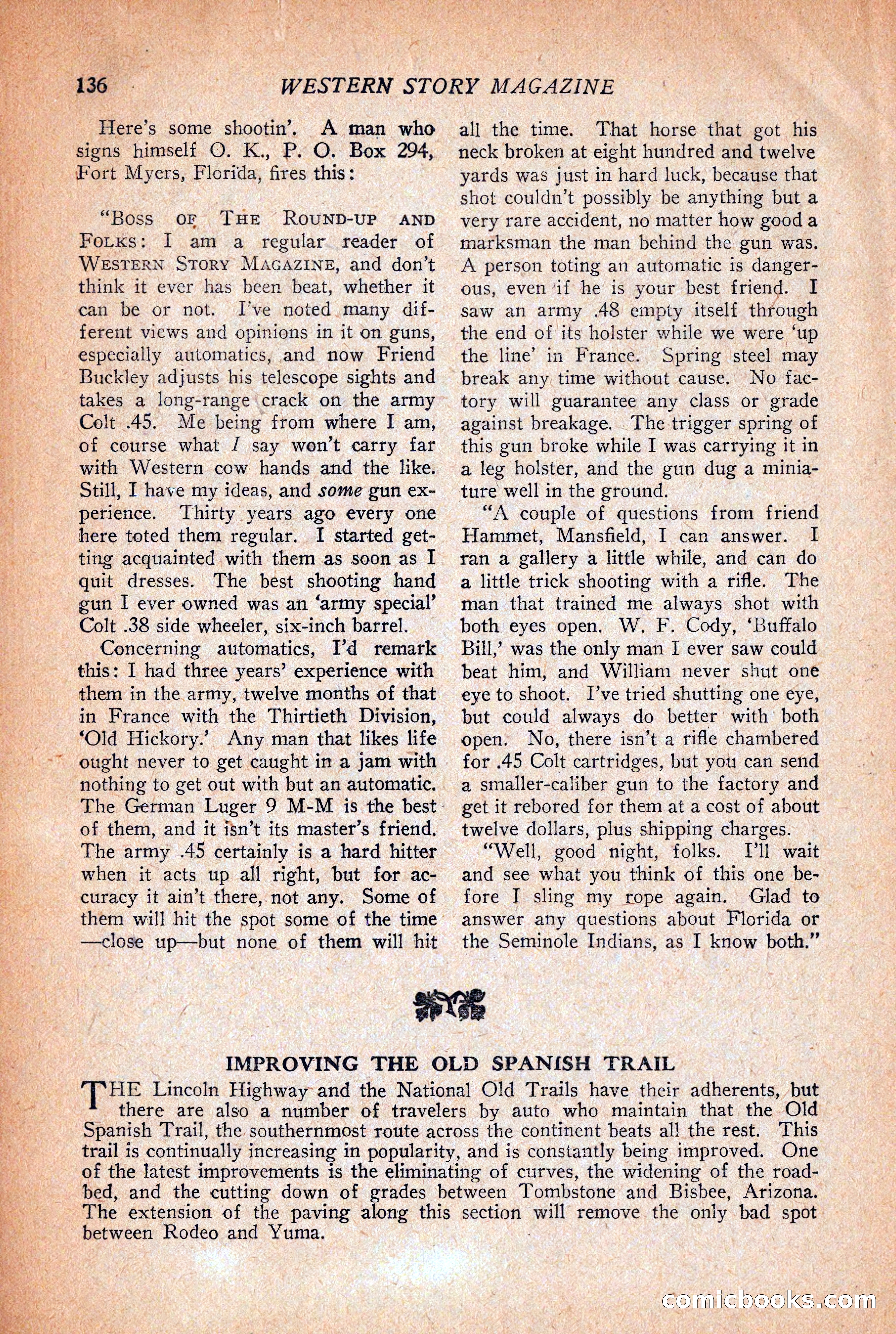 Western Story Magazine, December 12, 1925 — page 138 of 146