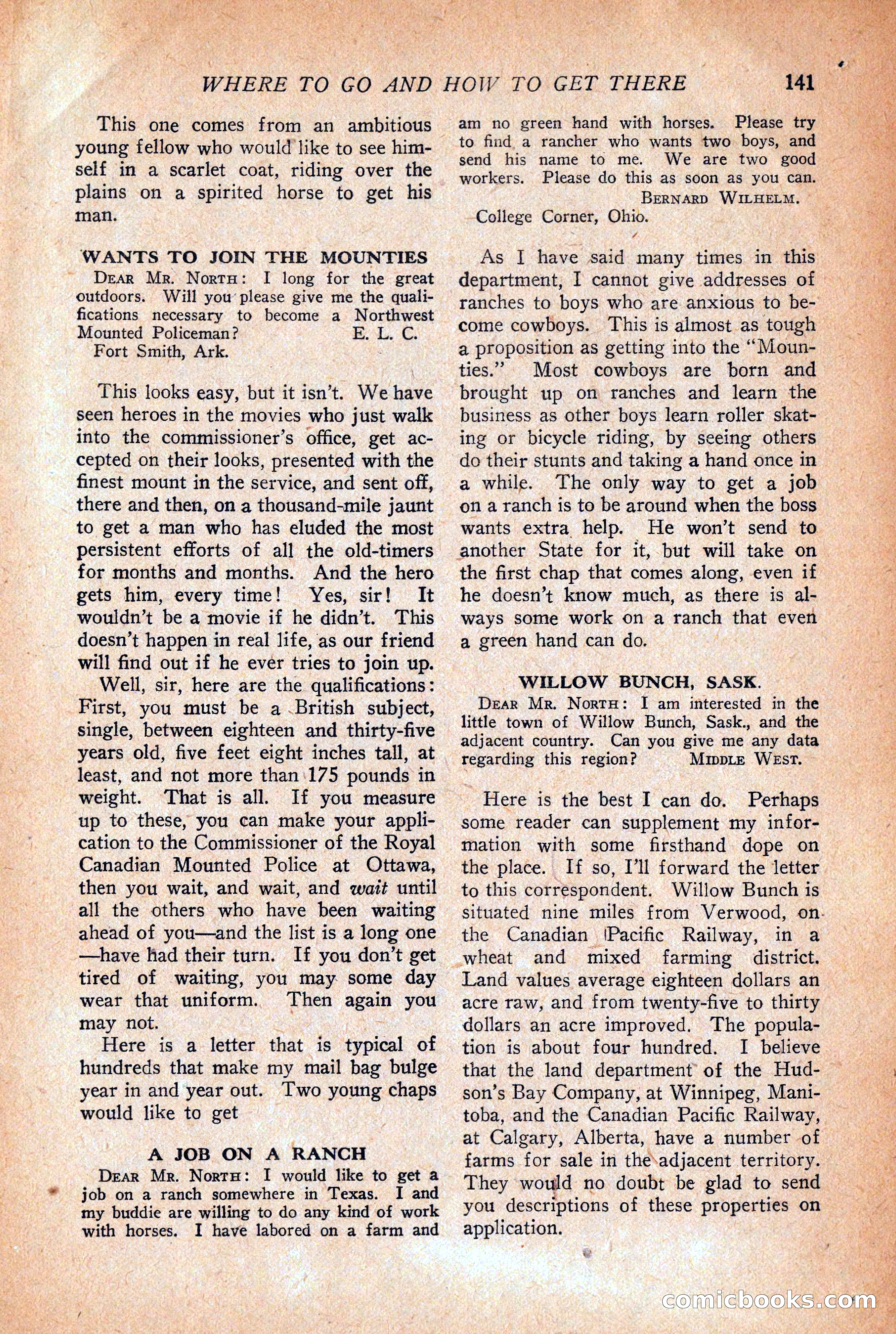 Western Story Magazine, December 12, 1925 — page 143 of 146