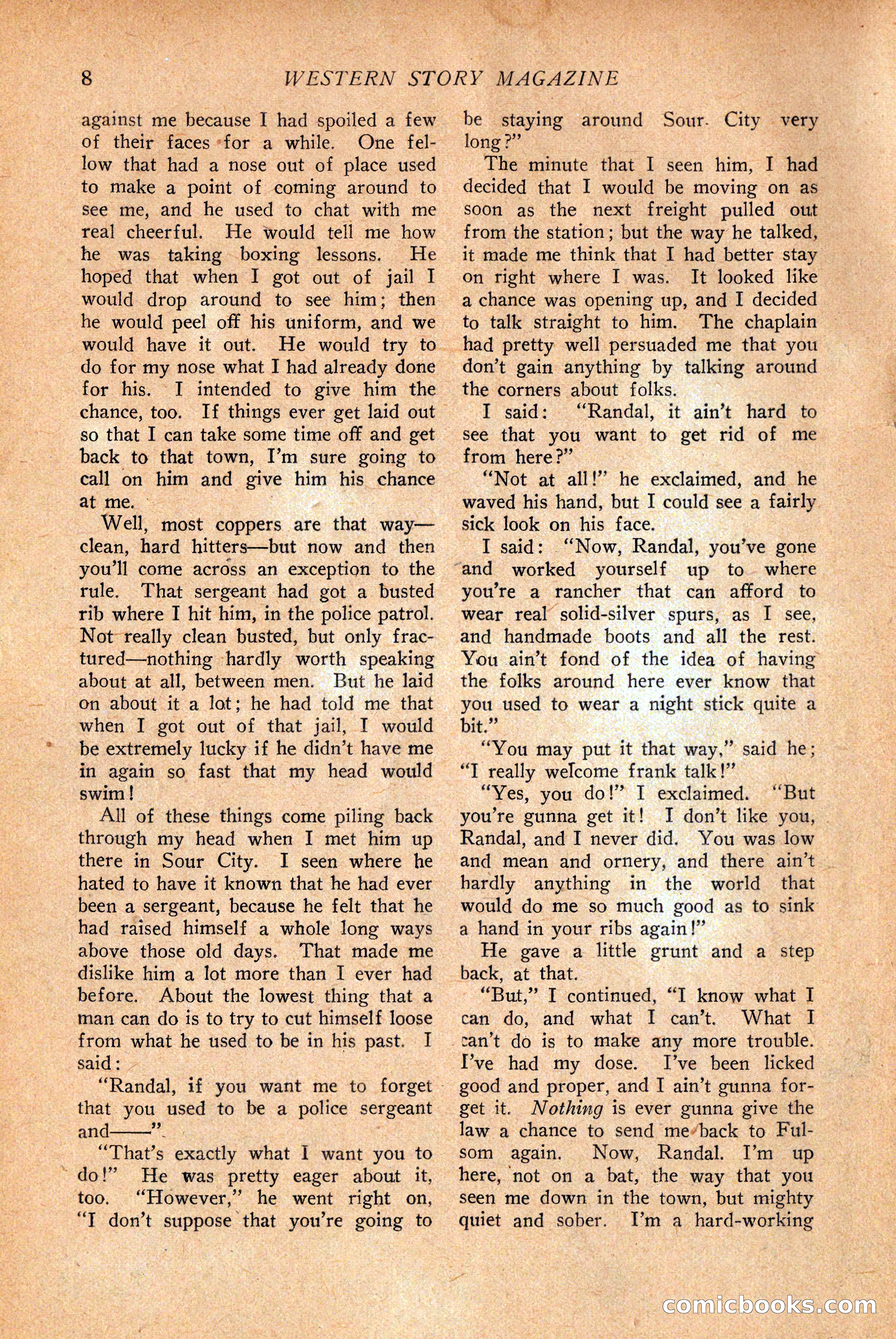Western Story Magazine — page 10 of 146