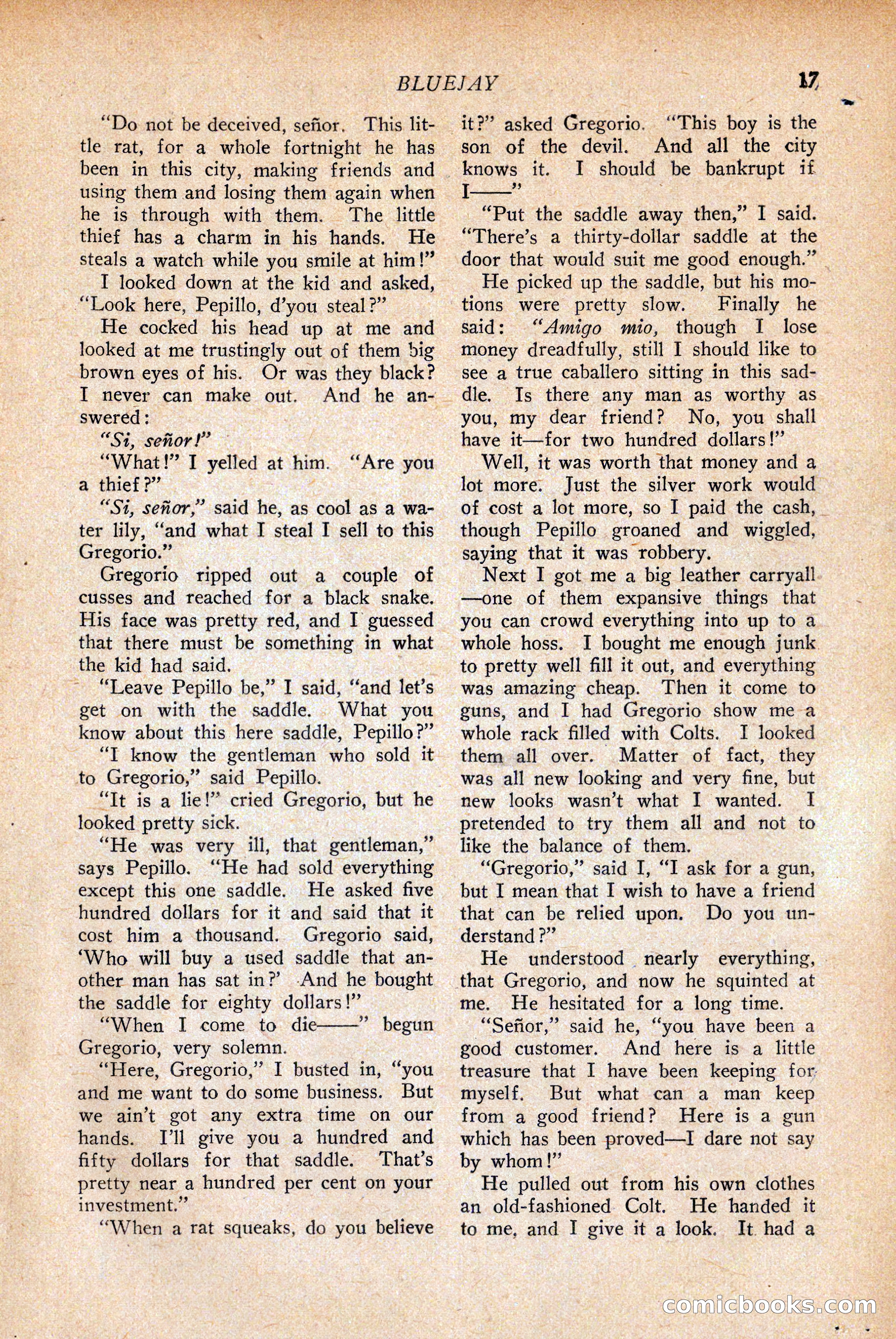 Western Story Magazine — page 19 of 146