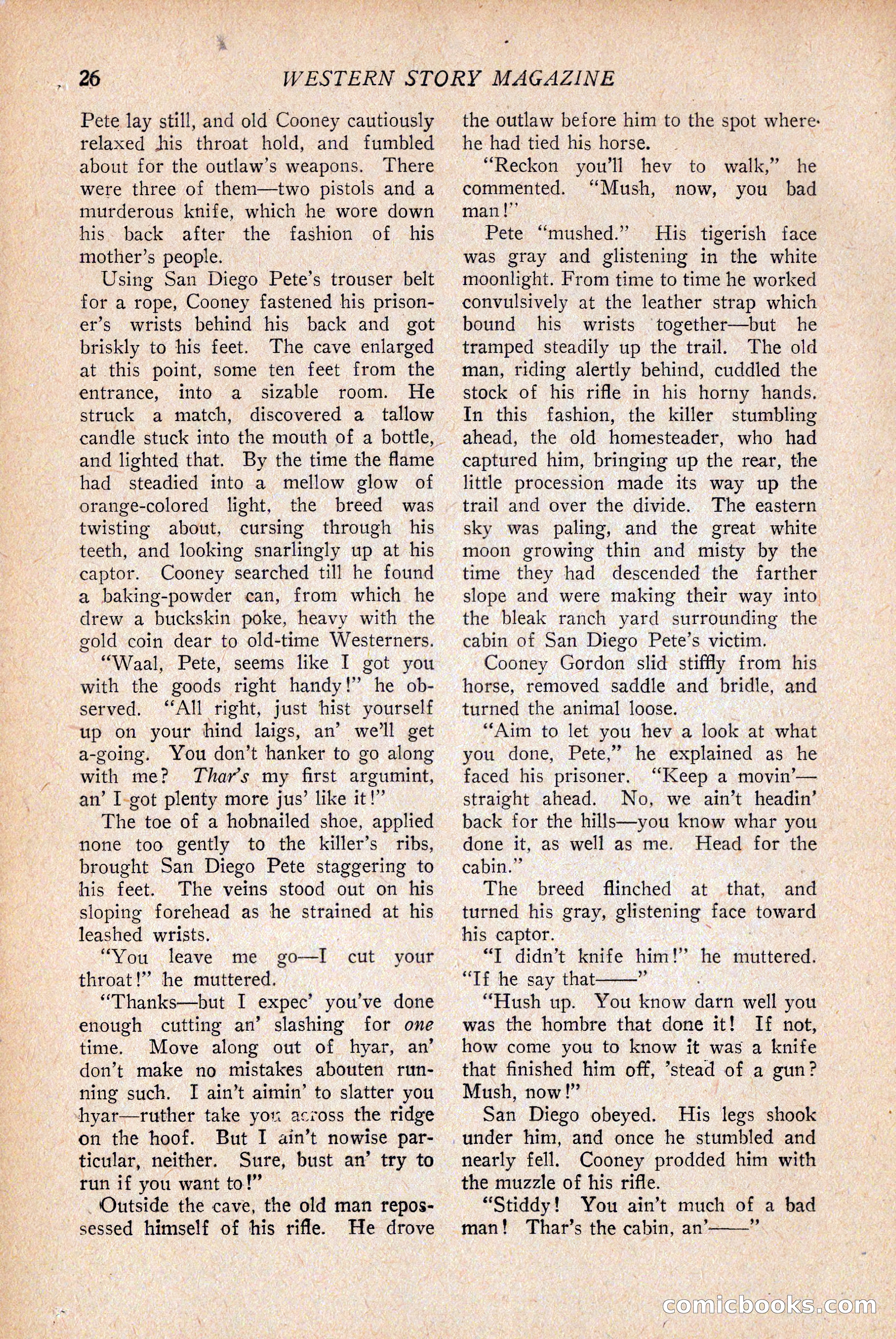 Western Story Magazine — page 28 of 146