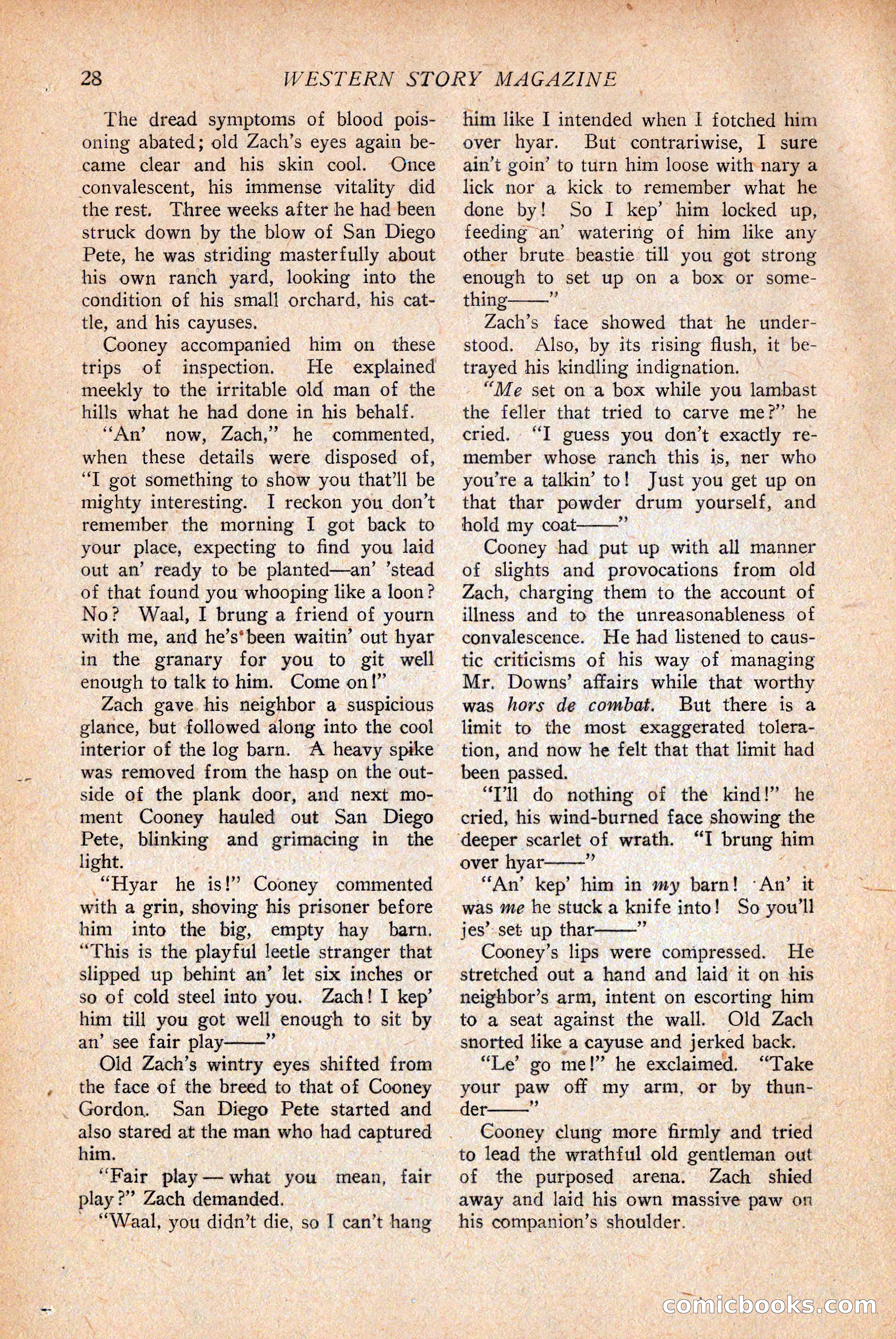 Western Story Magazine — page 30 of 146