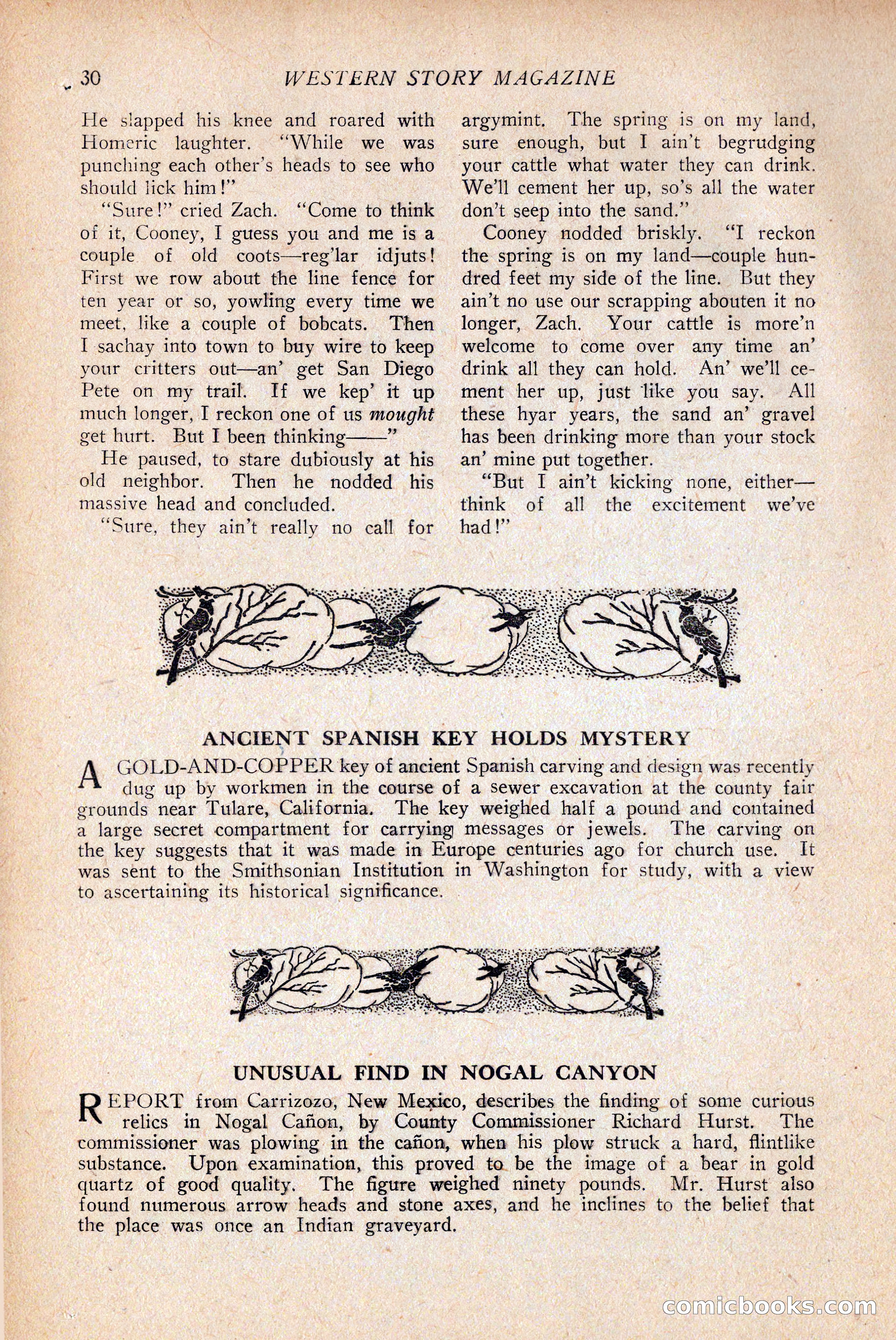 Western Story Magazine — page 32 of 146