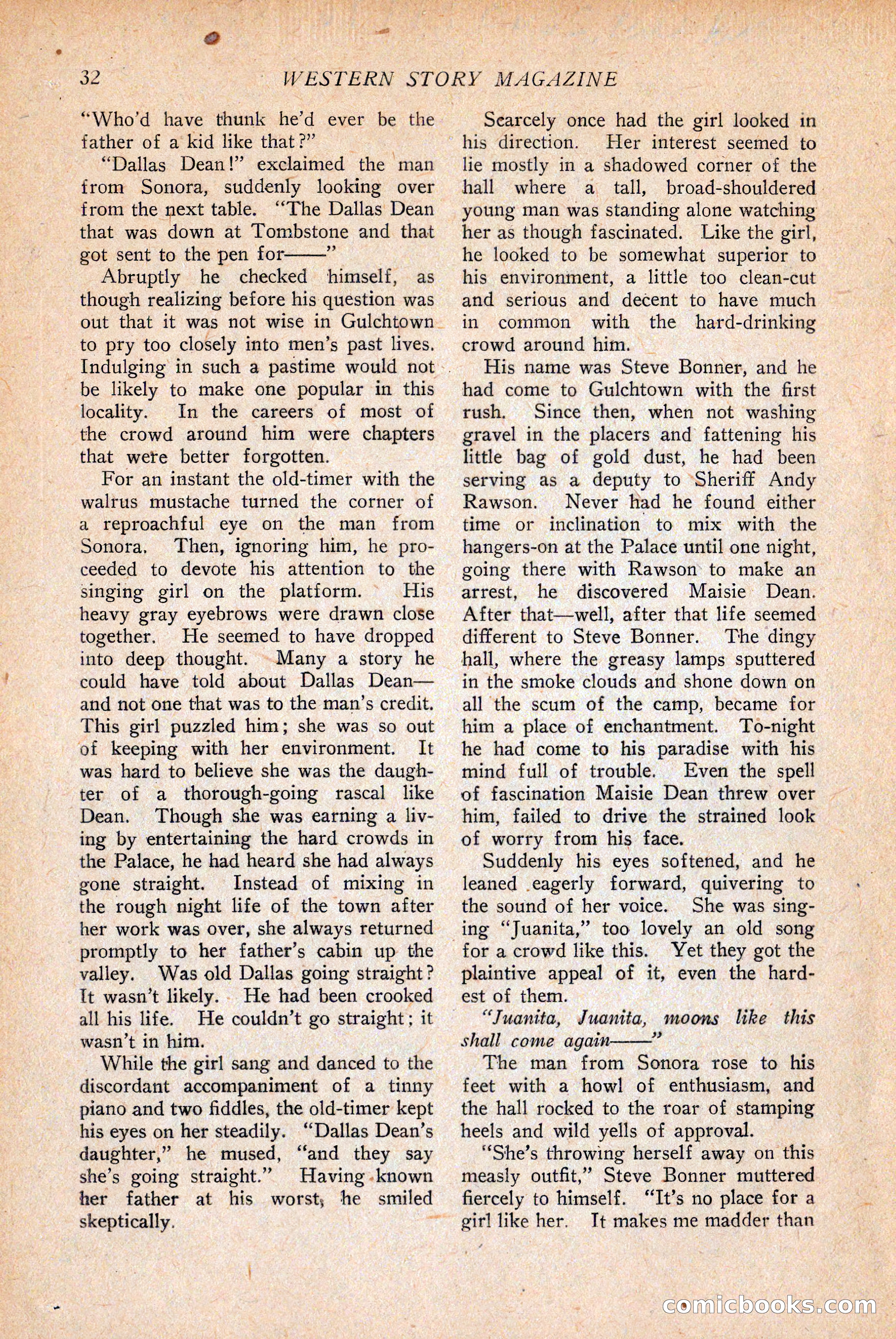 Western Story Magazine — page 34 of 146