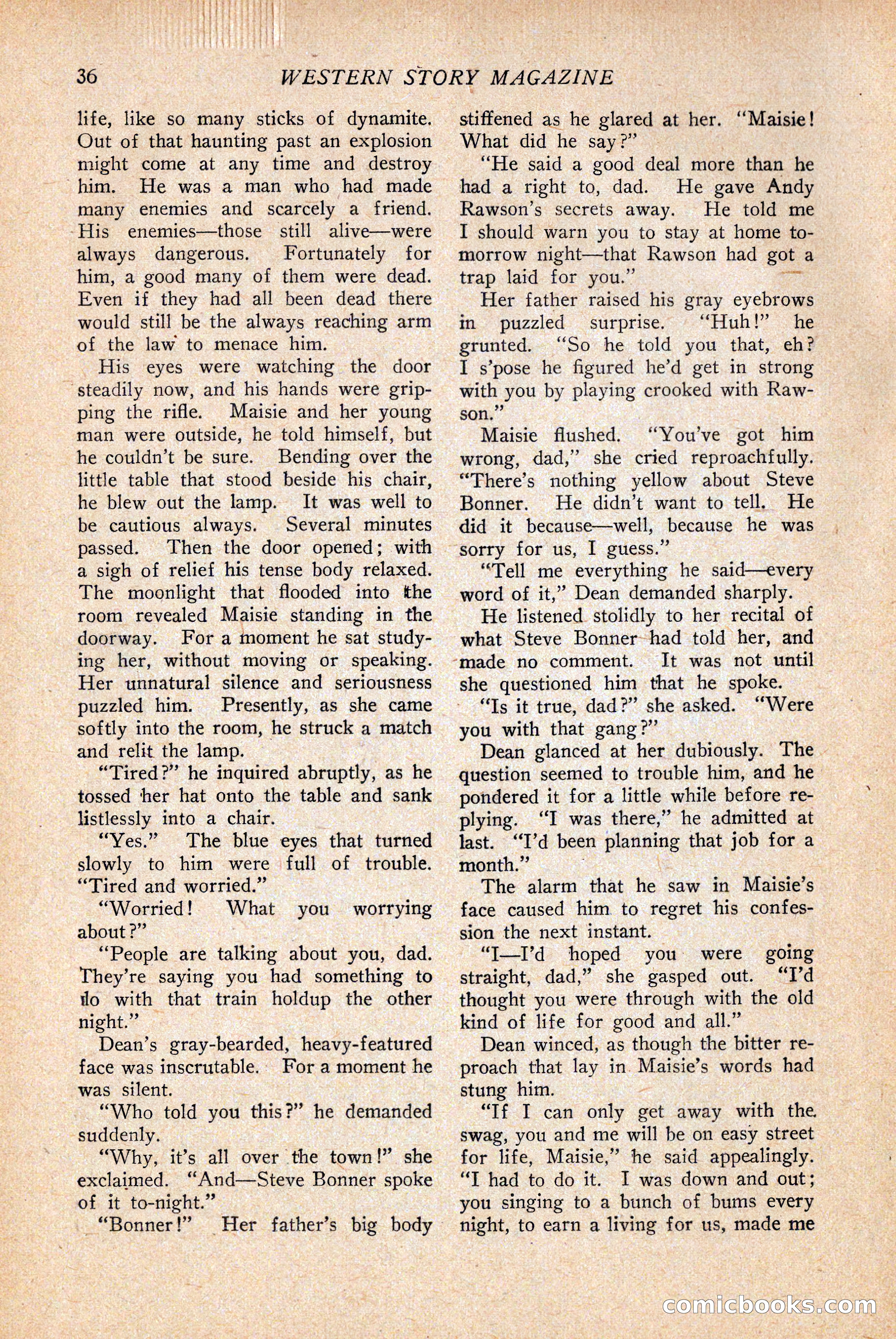 Western Story Magazine — page 38 of 146
