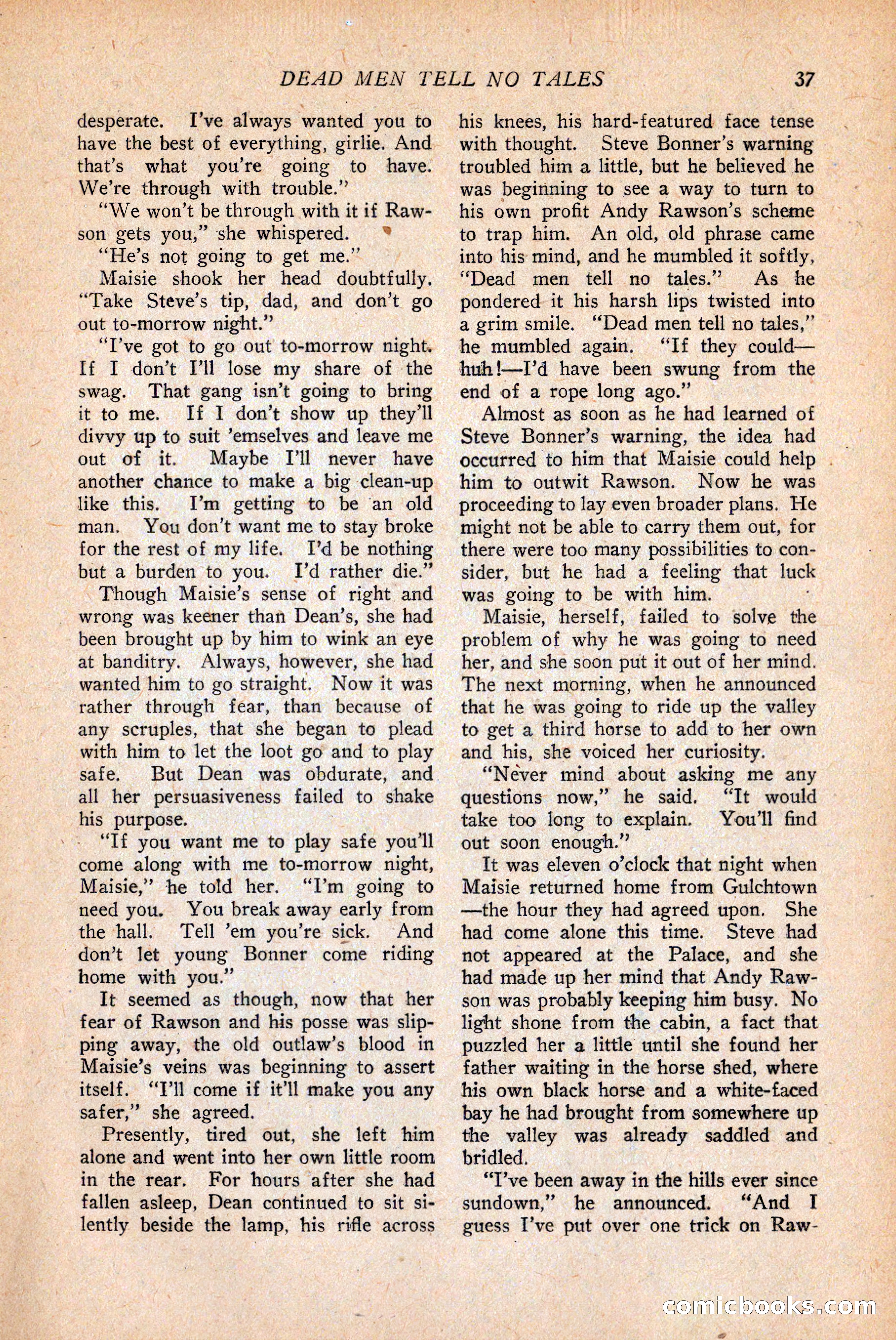 Western Story Magazine — page 39 of 146