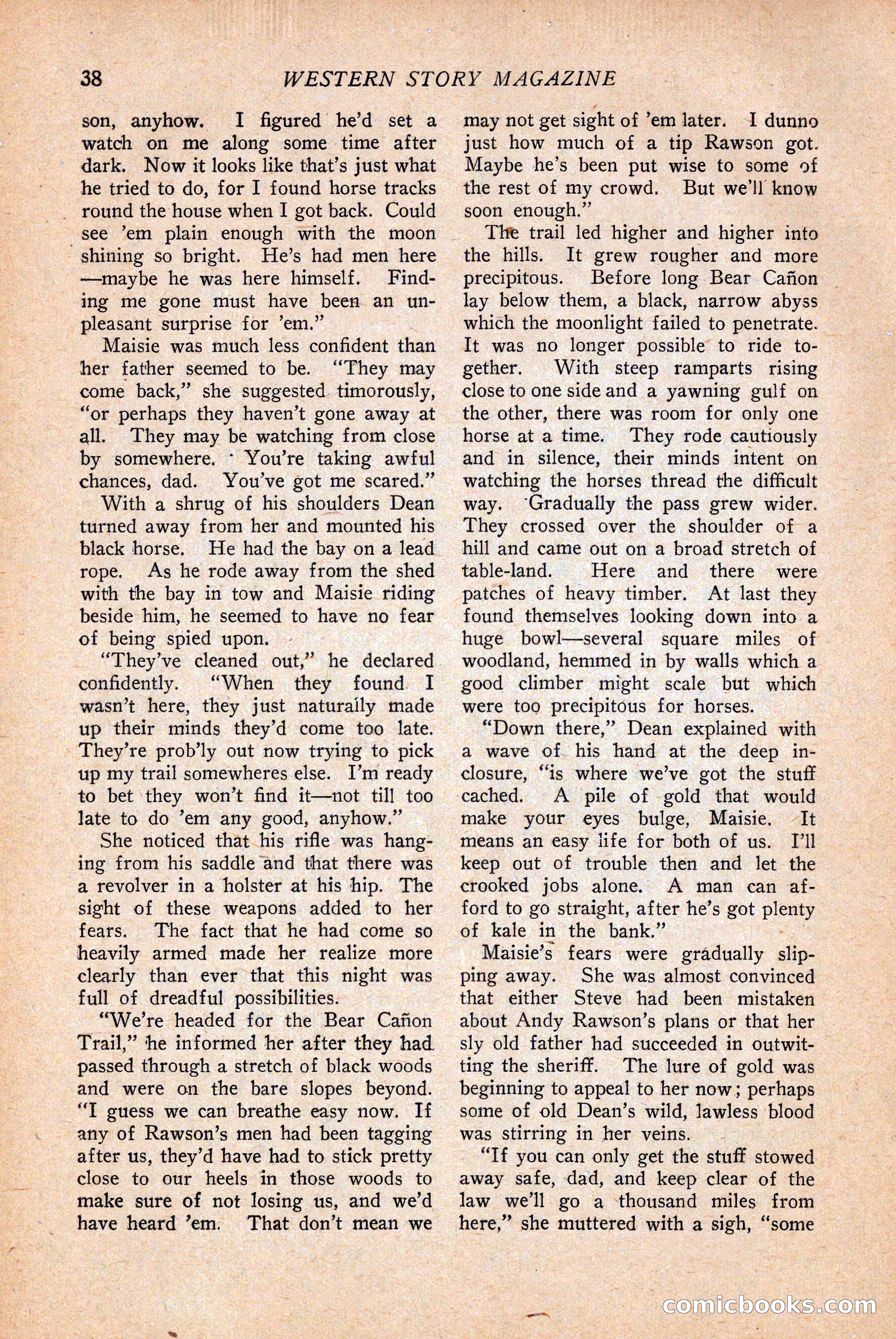 Western Story Magazine — page 40 of 146