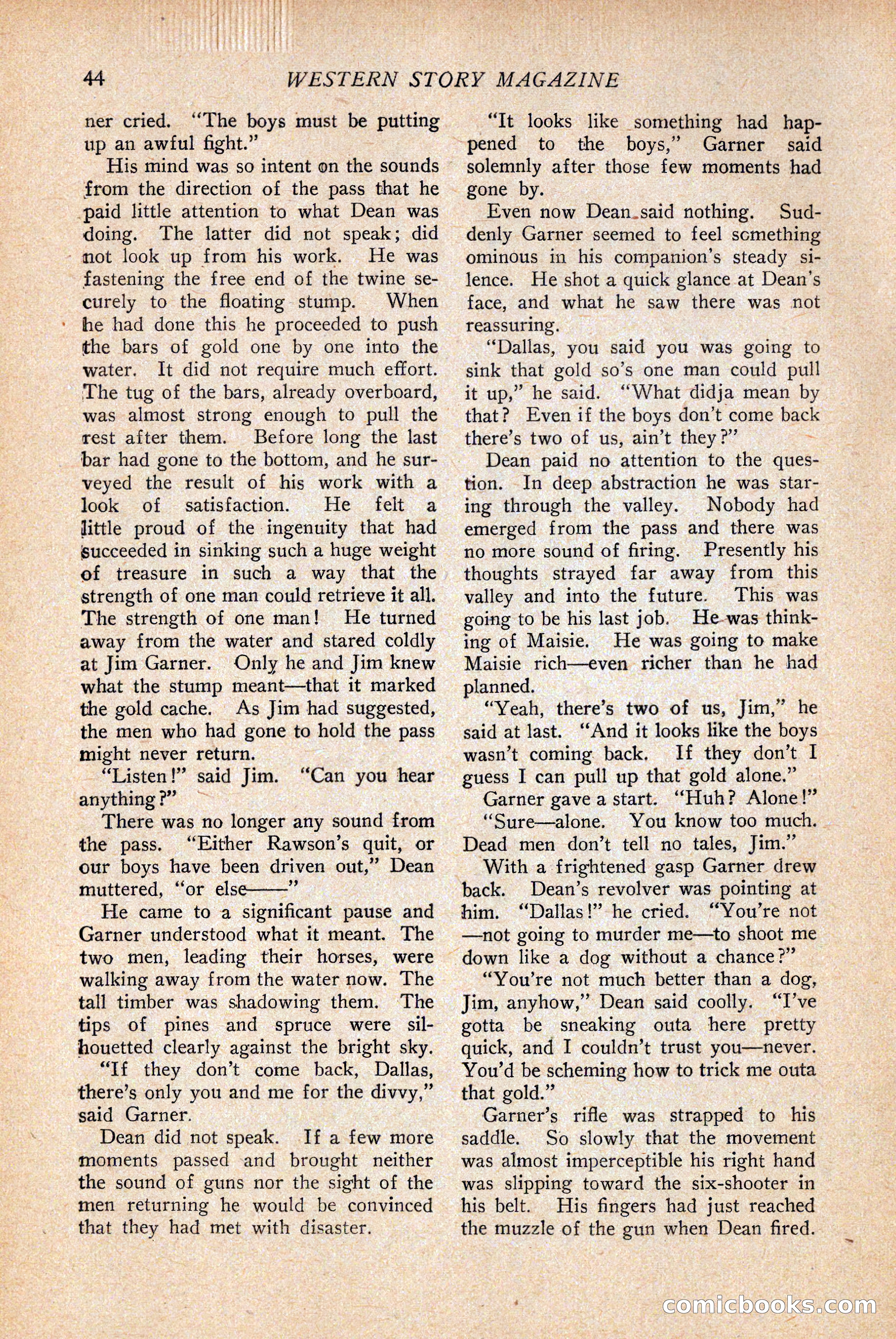 Western Story Magazine — page 46 of 146