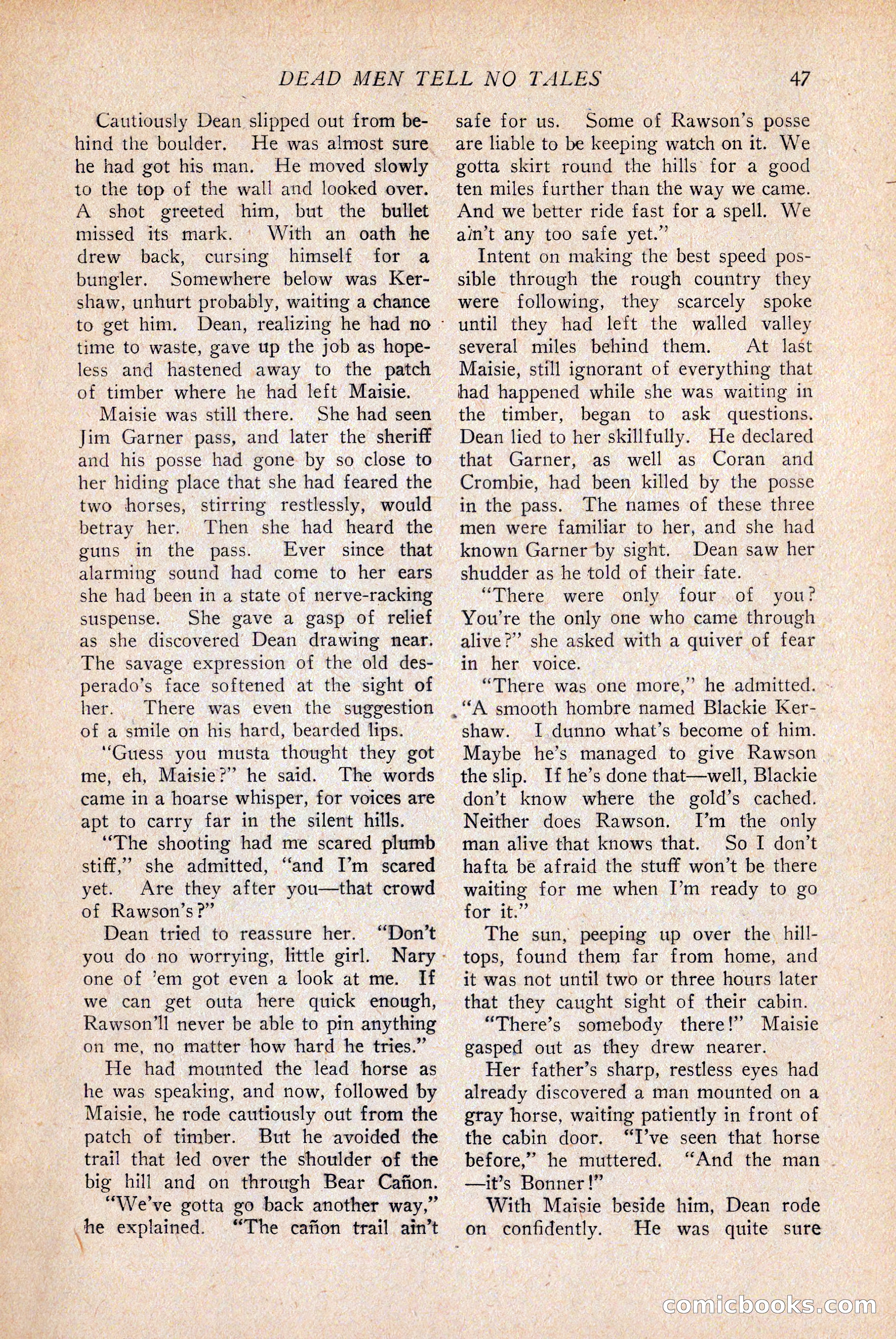 Western Story Magazine — page 49 of 146