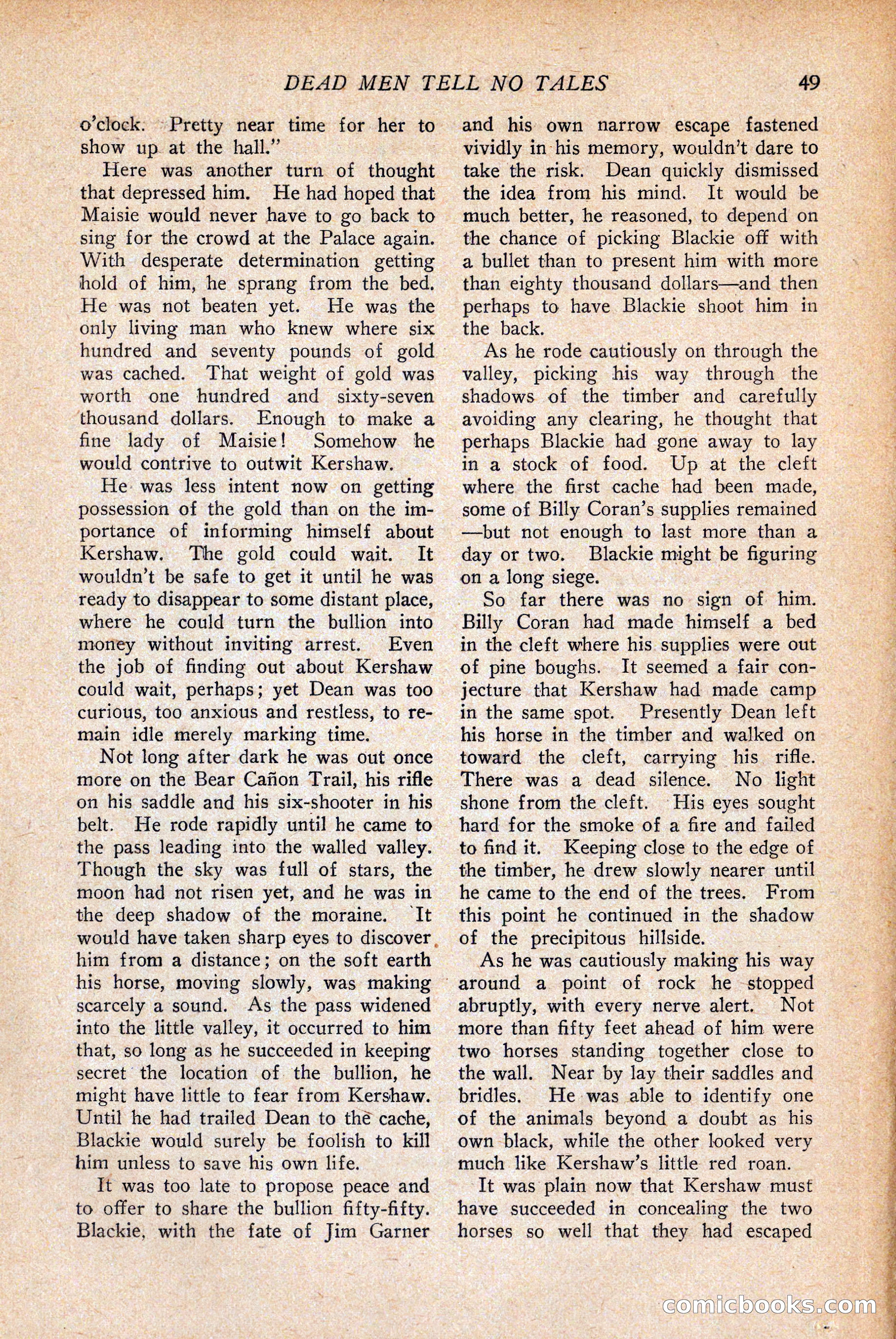 Western Story Magazine — page 51 of 146