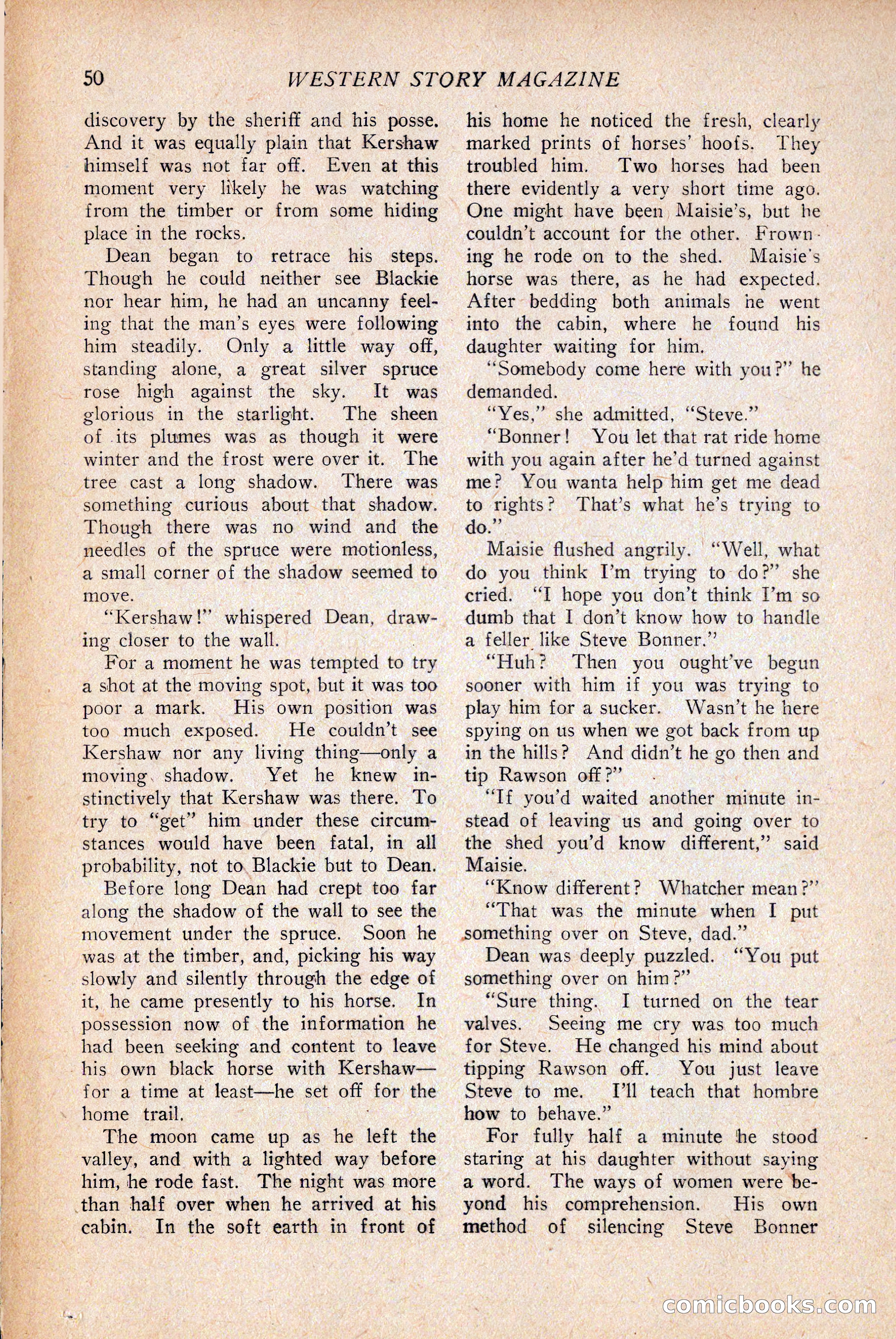 Western Story Magazine — page 52 of 146