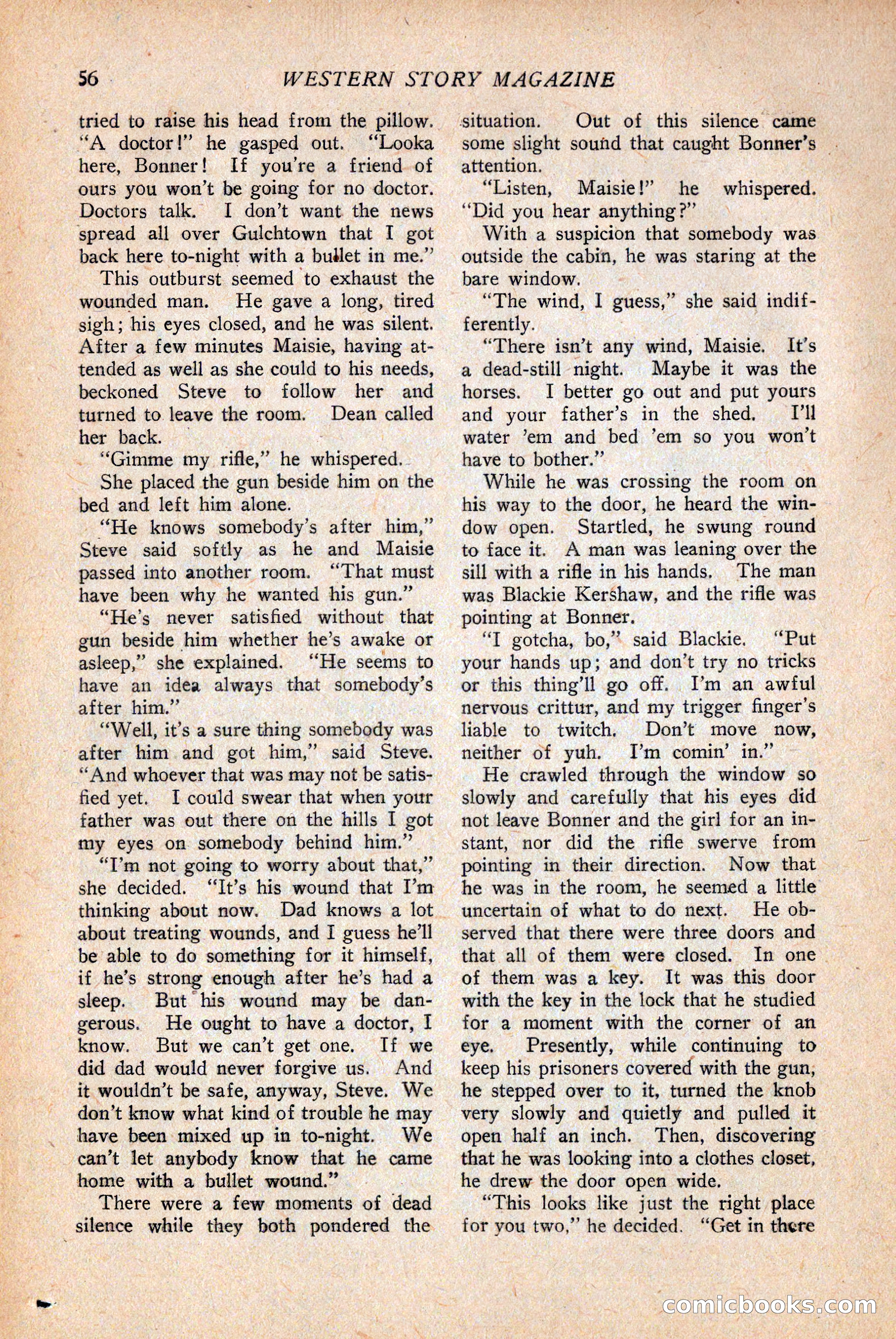 Western Story Magazine — page 58 of 146