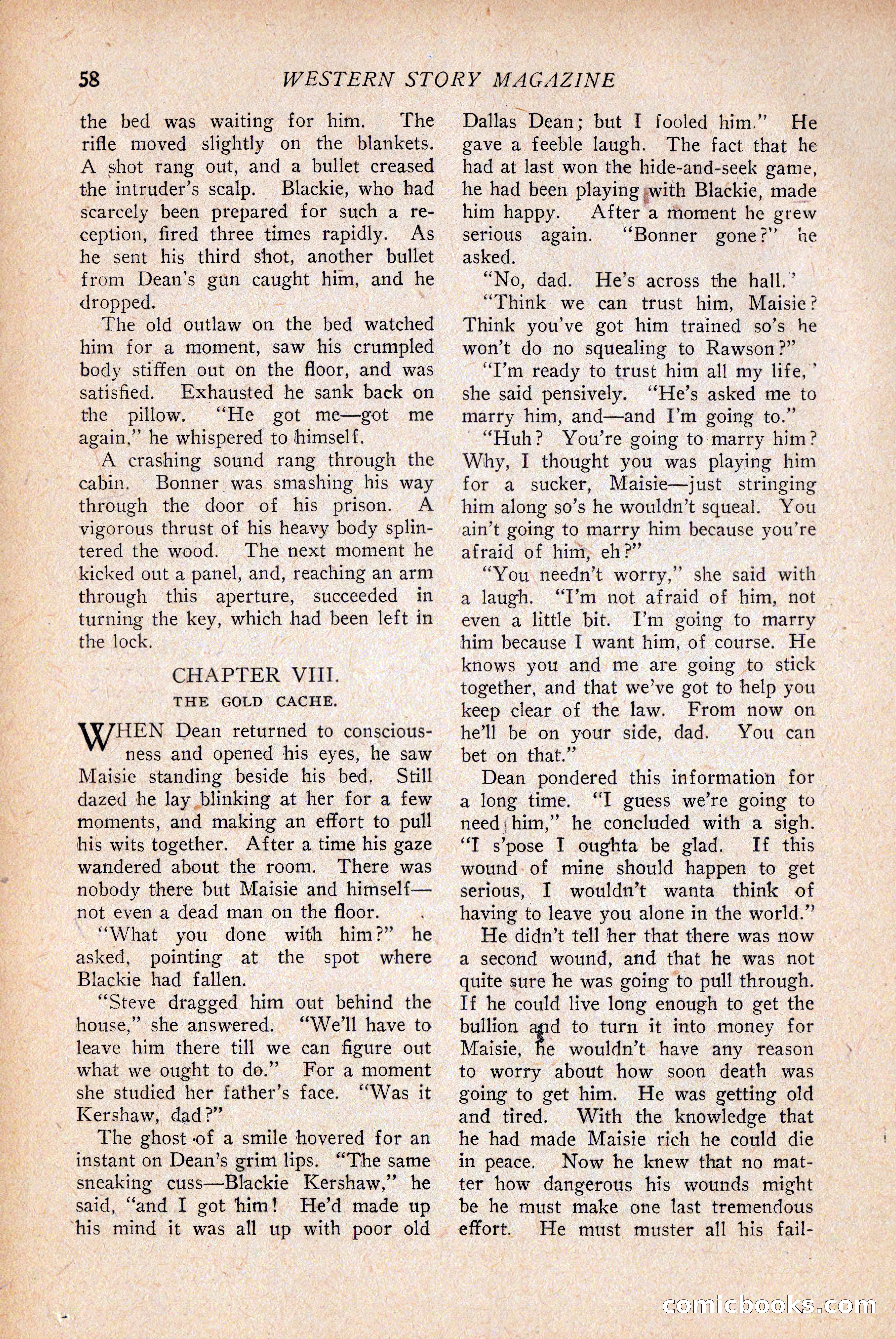 Western Story Magazine — page 60 of 146