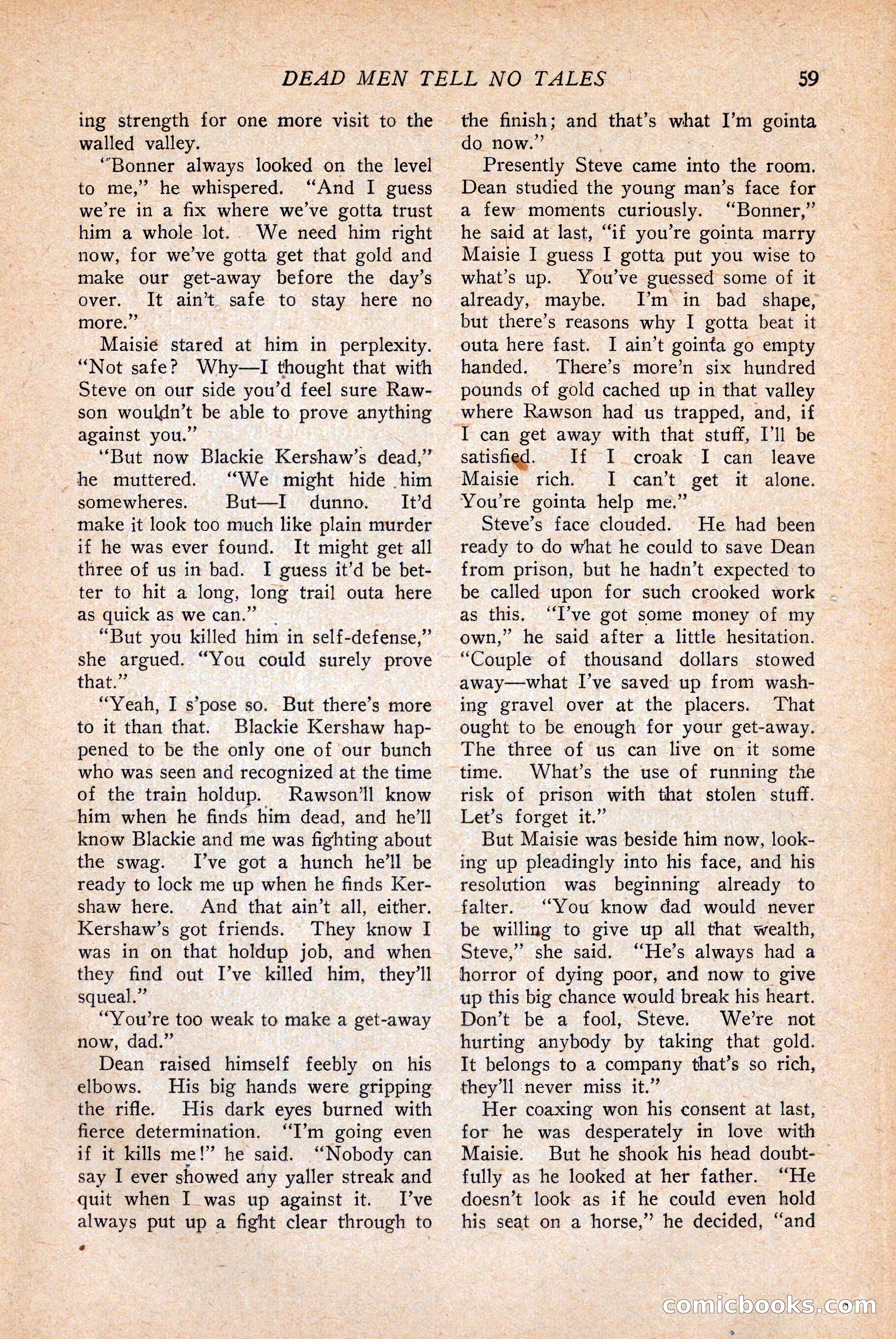 Western Story Magazine — page 61 of 146