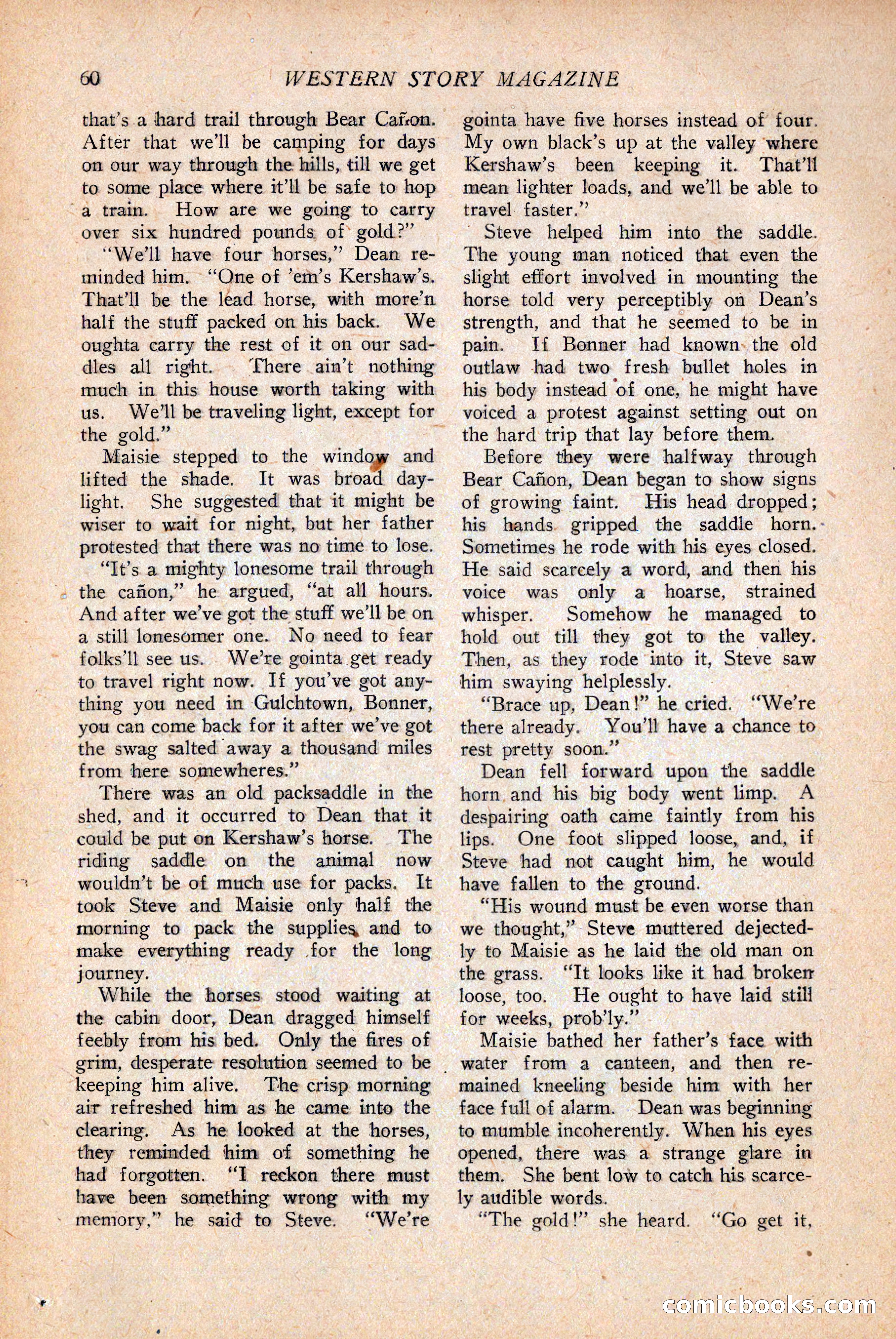 Western Story Magazine — page 62 of 146