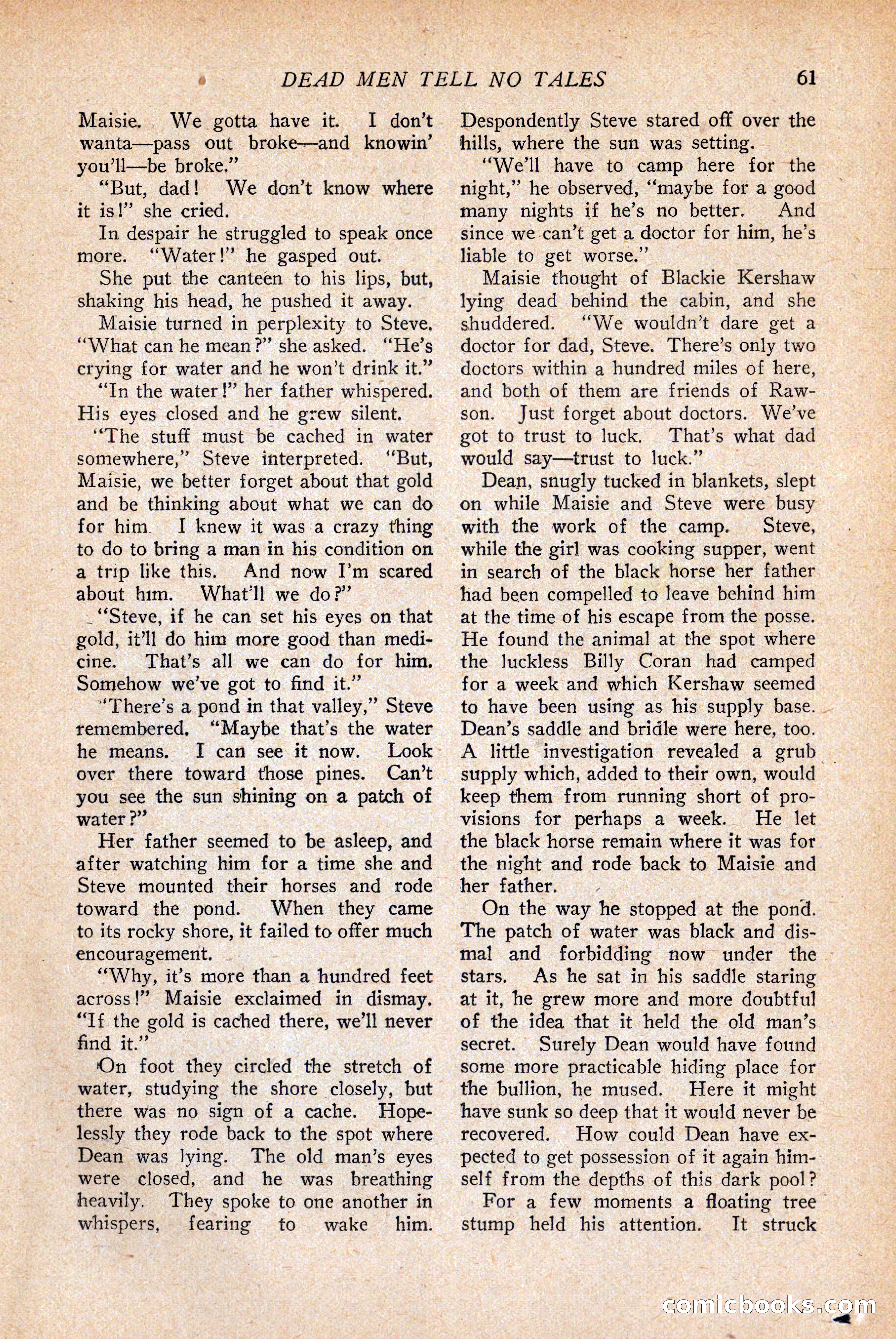 Western Story Magazine — page 63 of 146