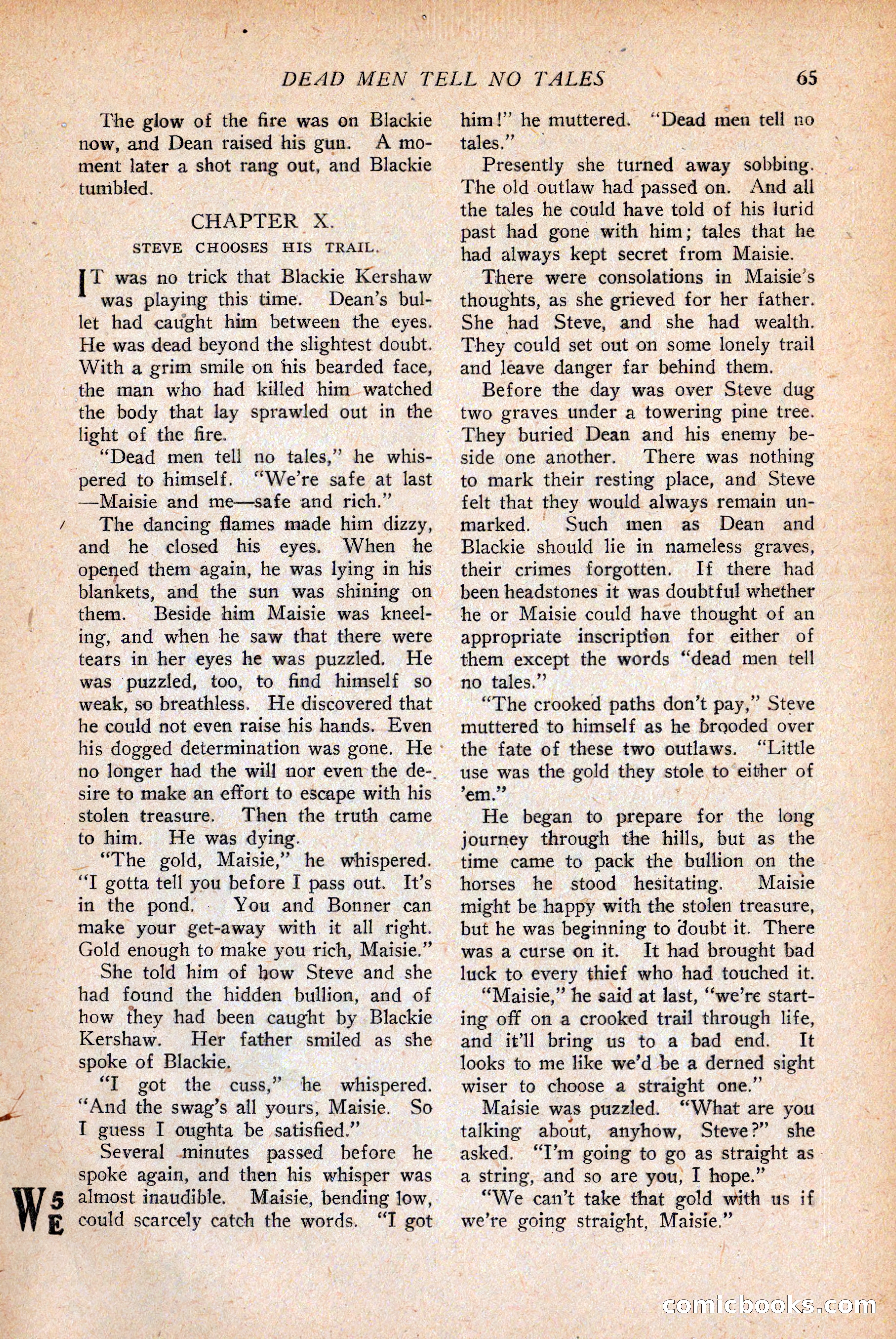 Western Story Magazine — page 67 of 146