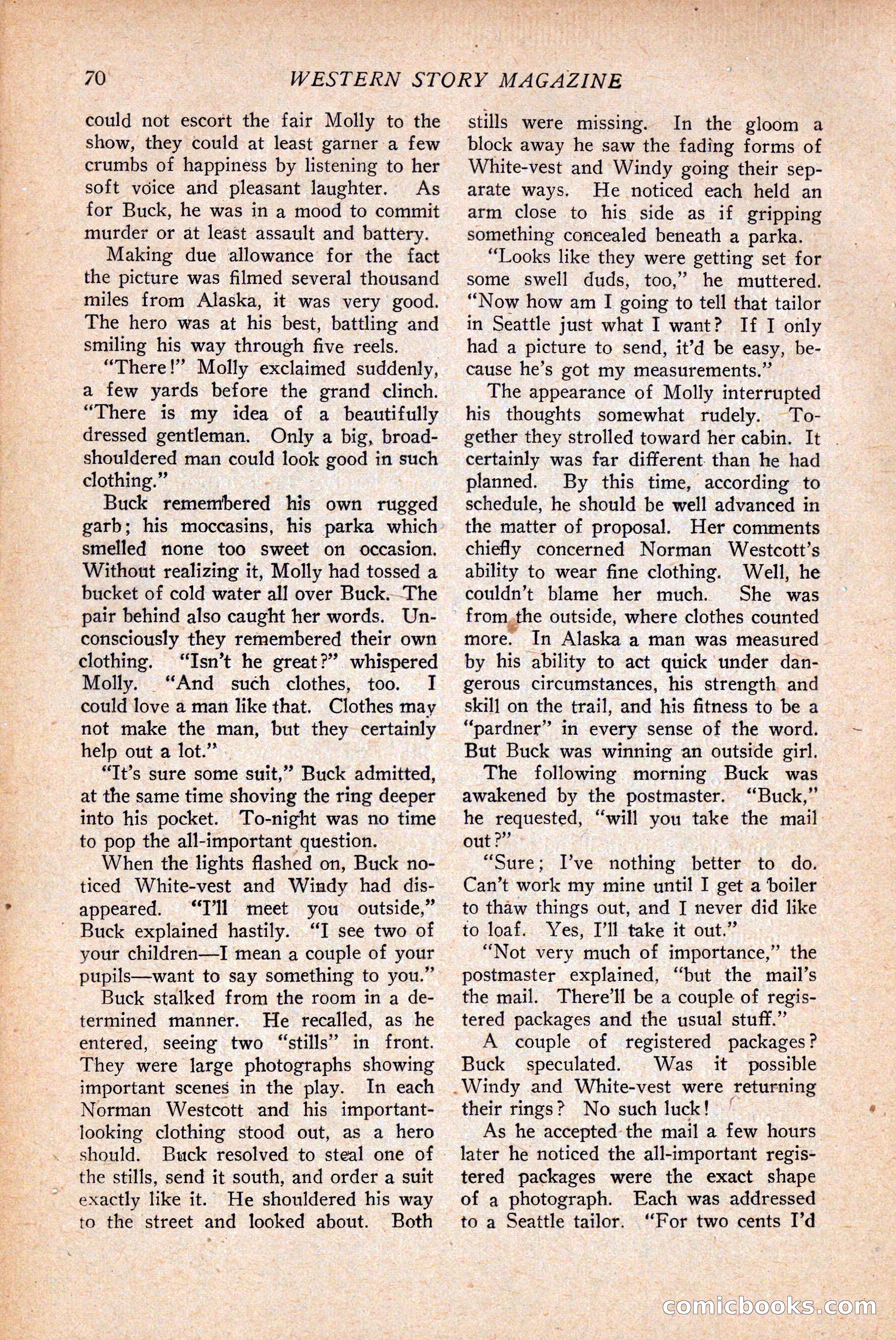 Western Story Magazine — page 72 of 146