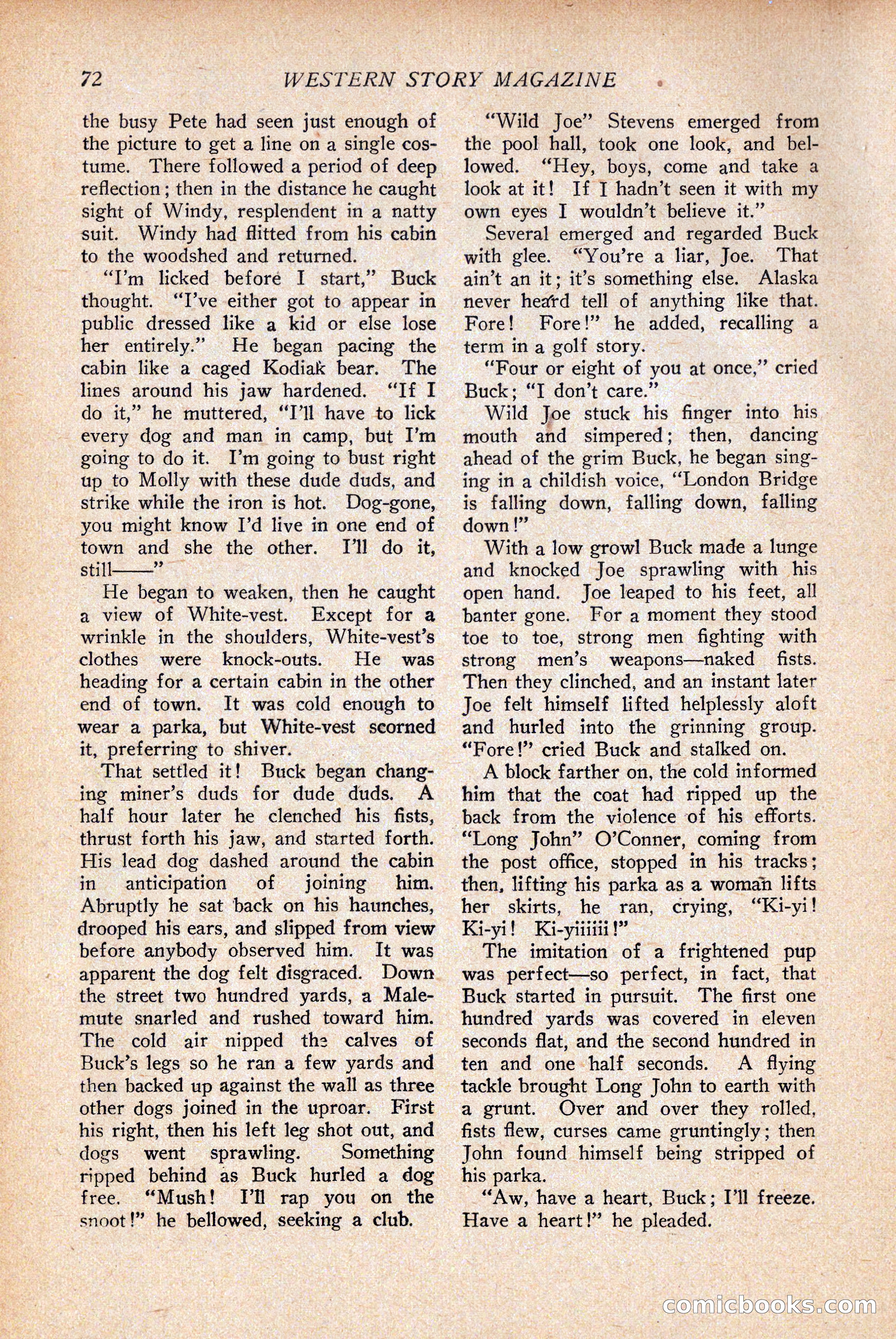 Western Story Magazine — page 74 of 146