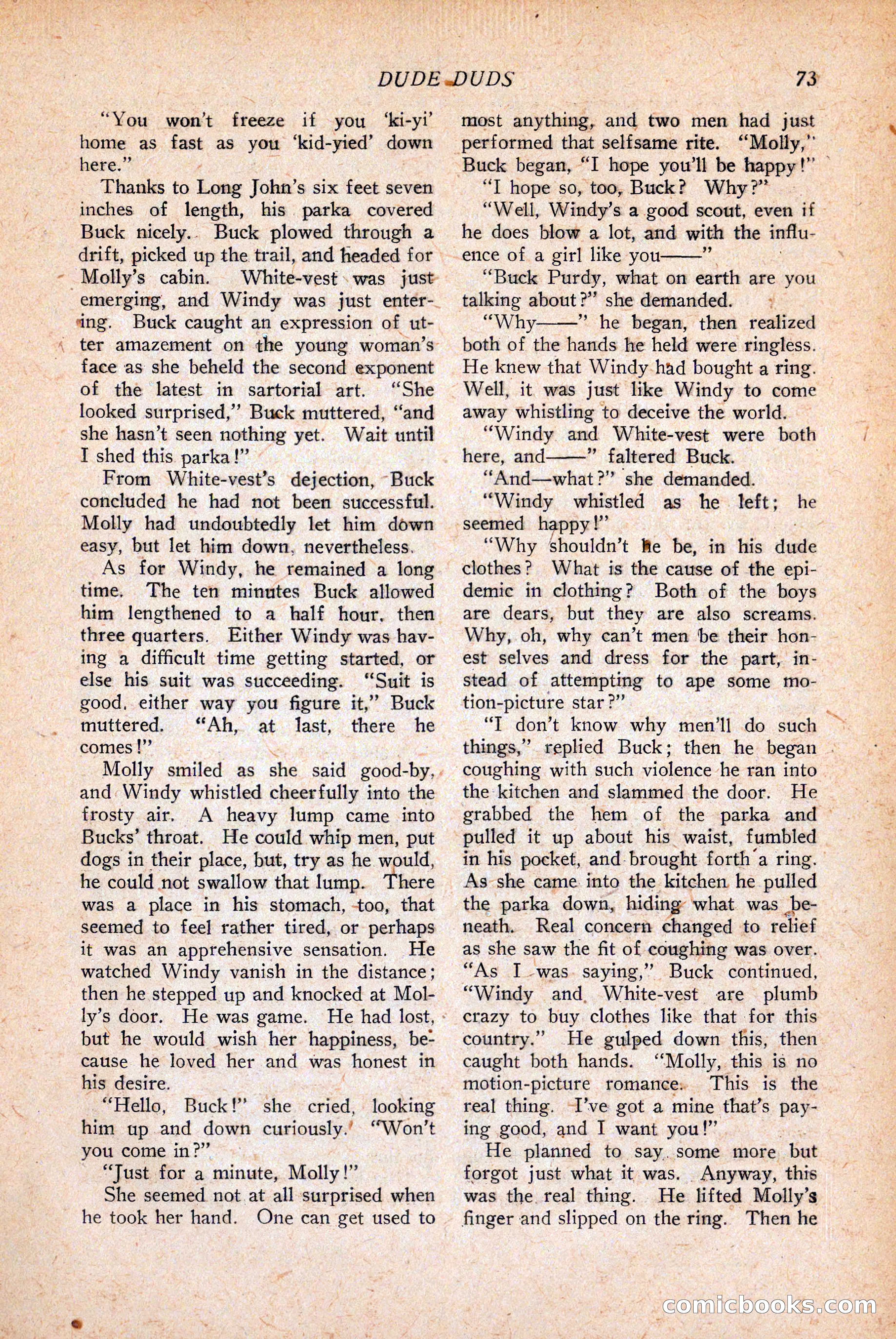 Western Story Magazine — page 75 of 146