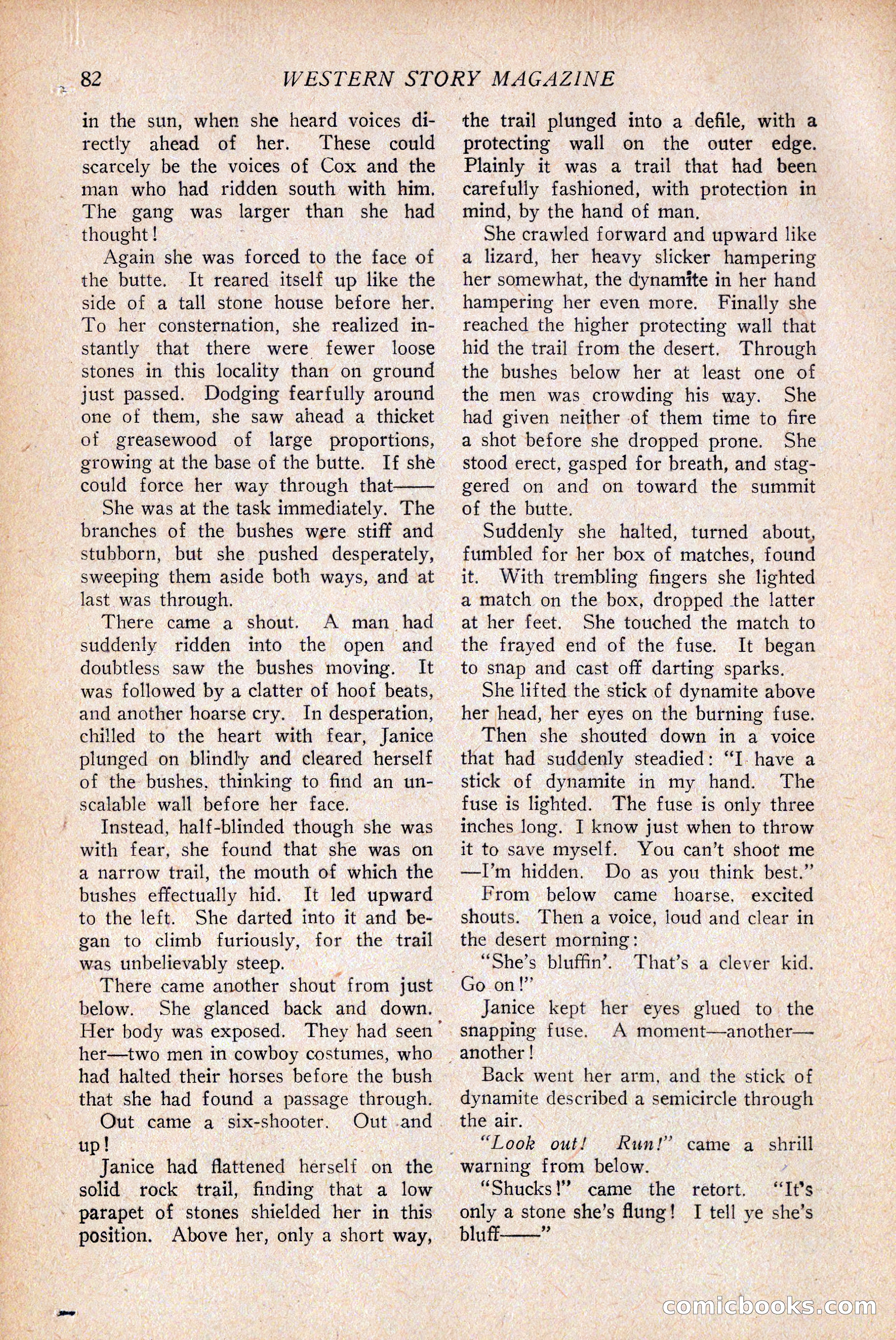 Western Story Magazine — page 84 of 146