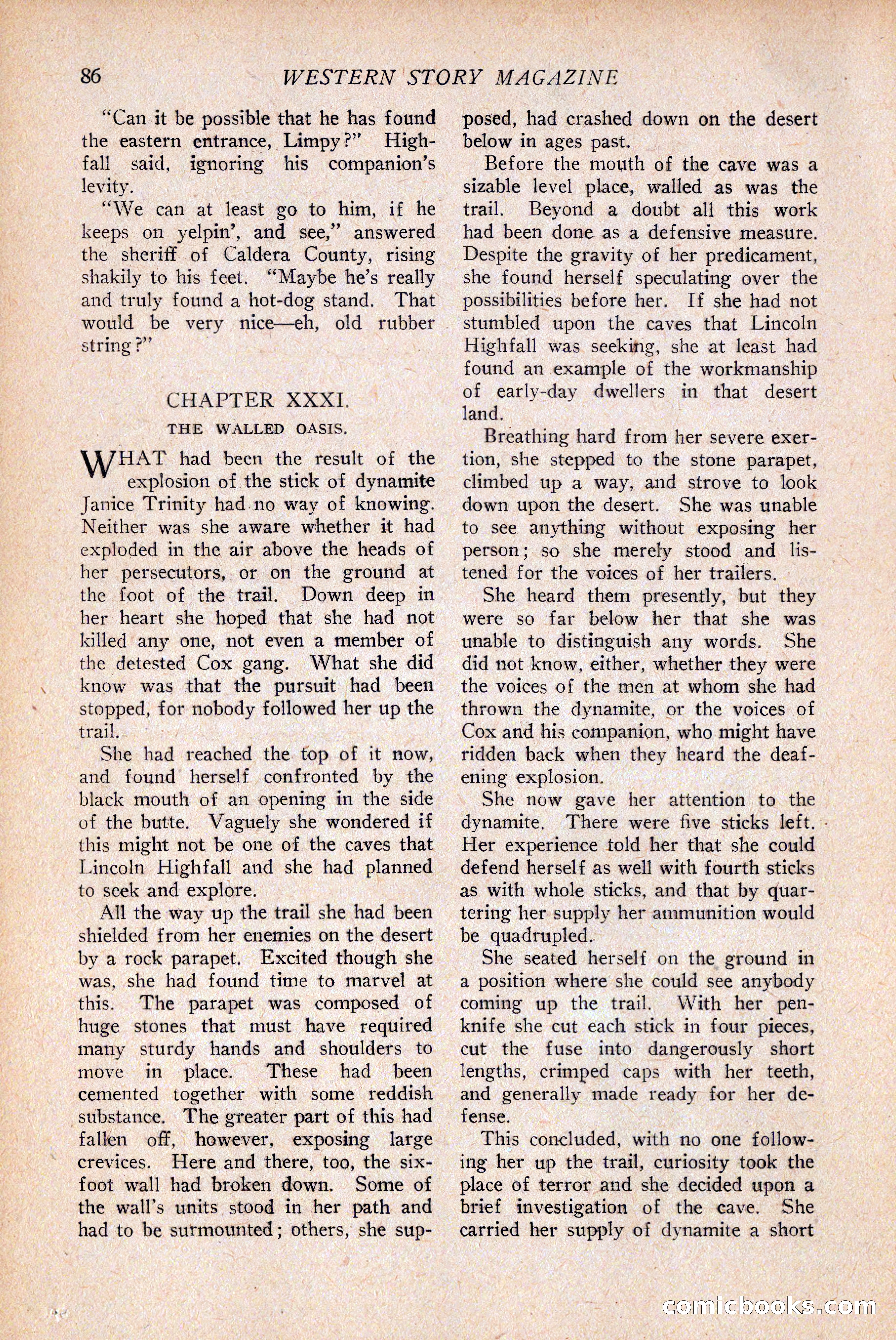 Western Story Magazine — page 88 of 146