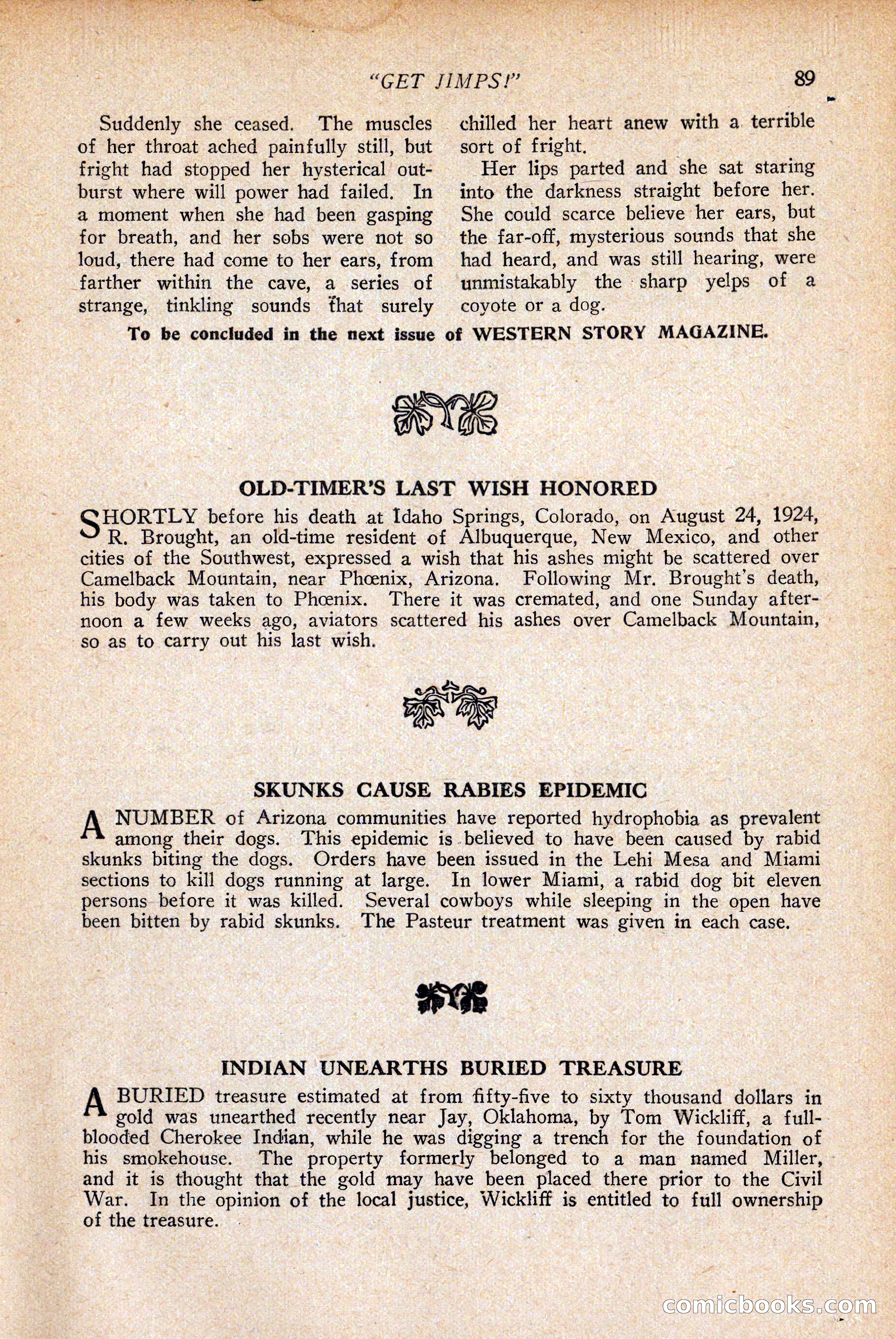 Western Story Magazine — page 91 of 146