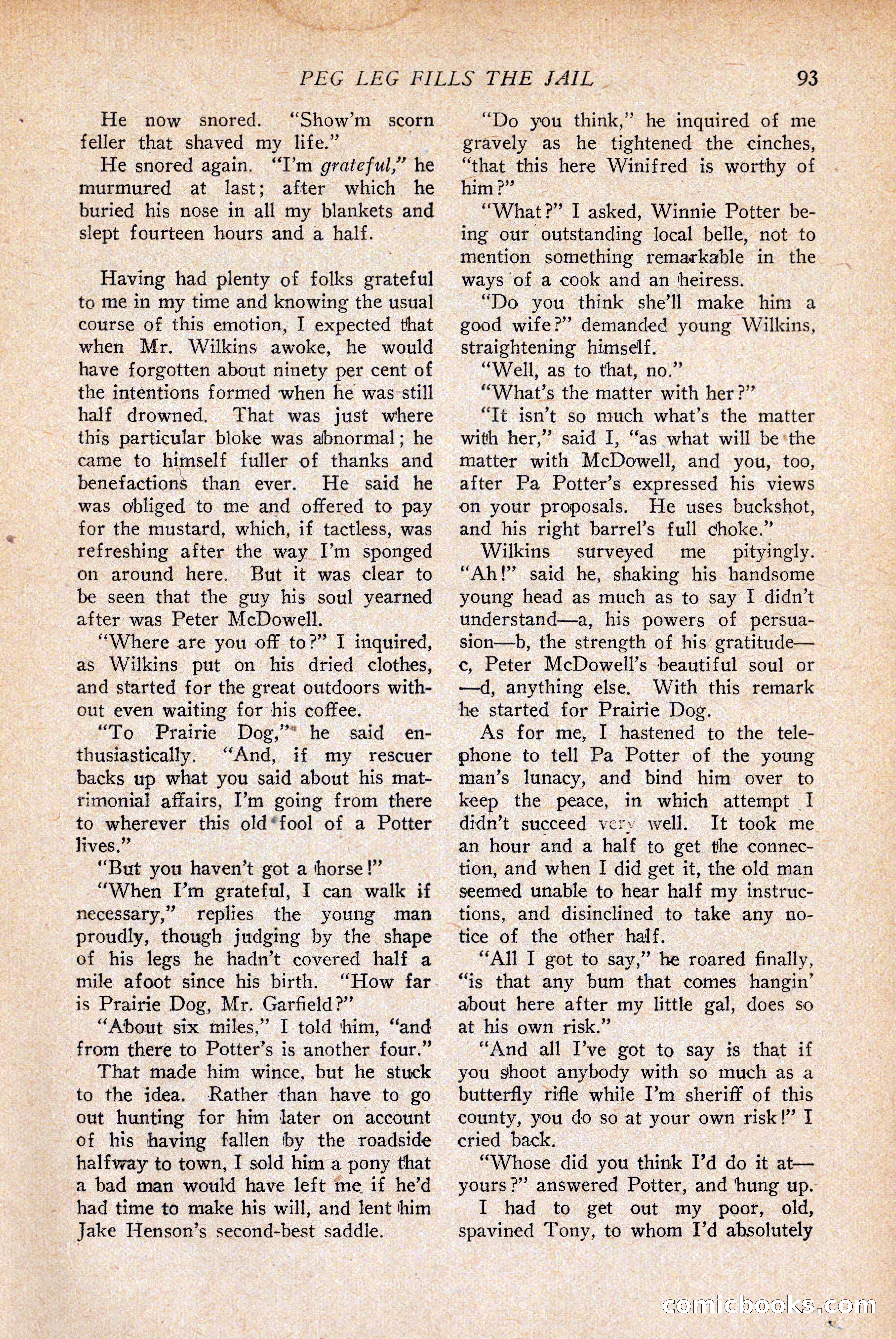 Western Story Magazine — page 95 of 146