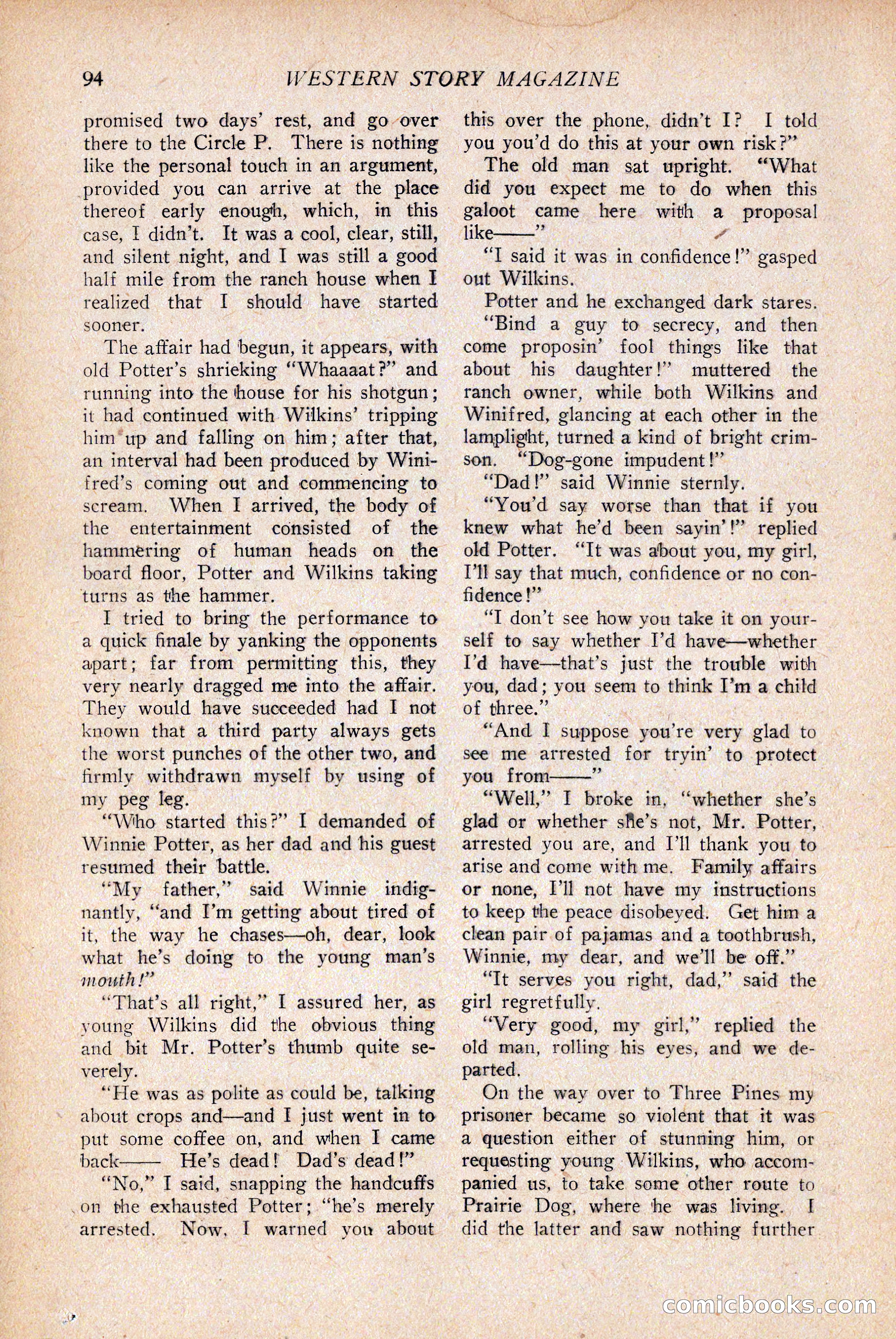 Western Story Magazine — page 96 of 146