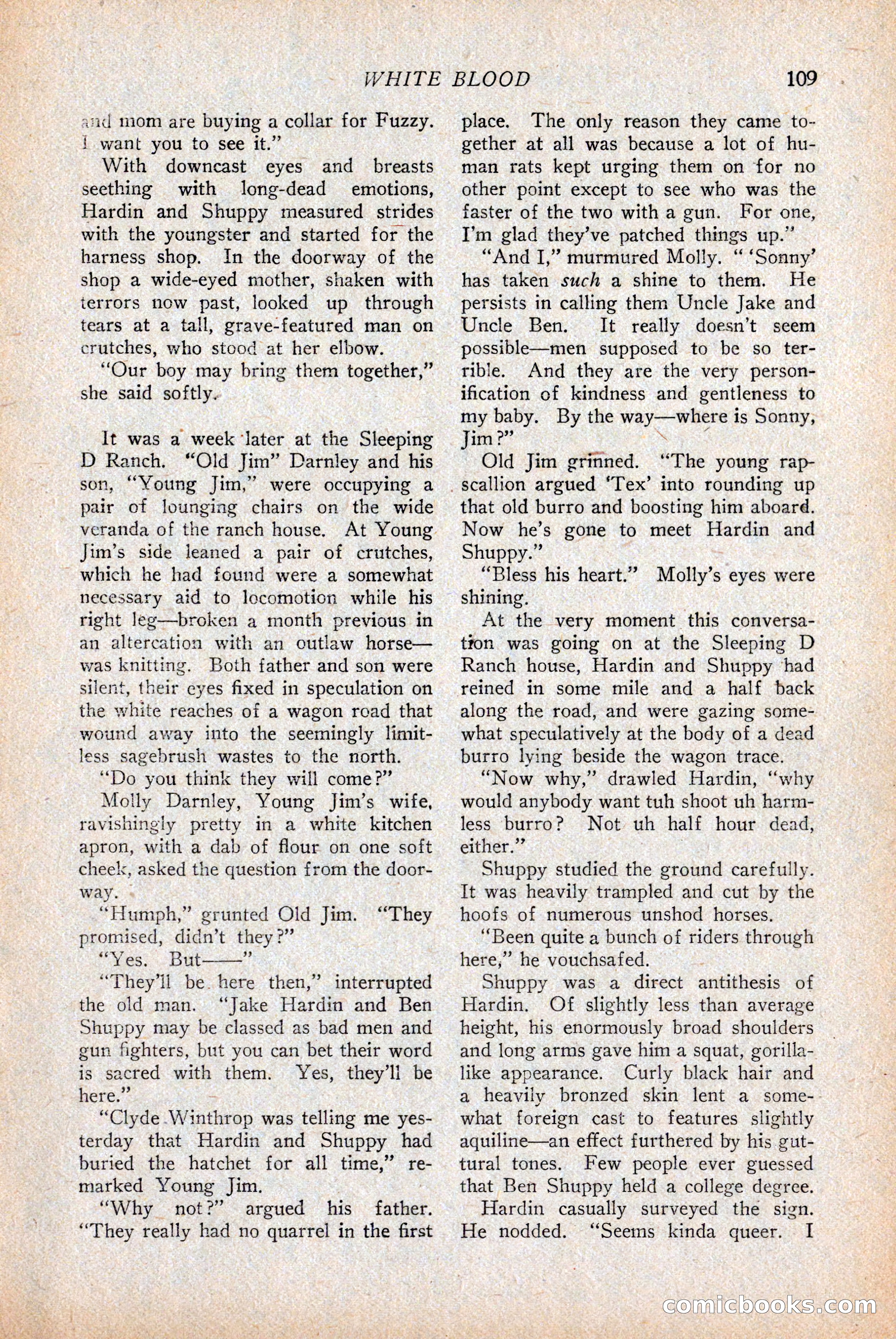 Western Story Magazine — page 111 of 146
