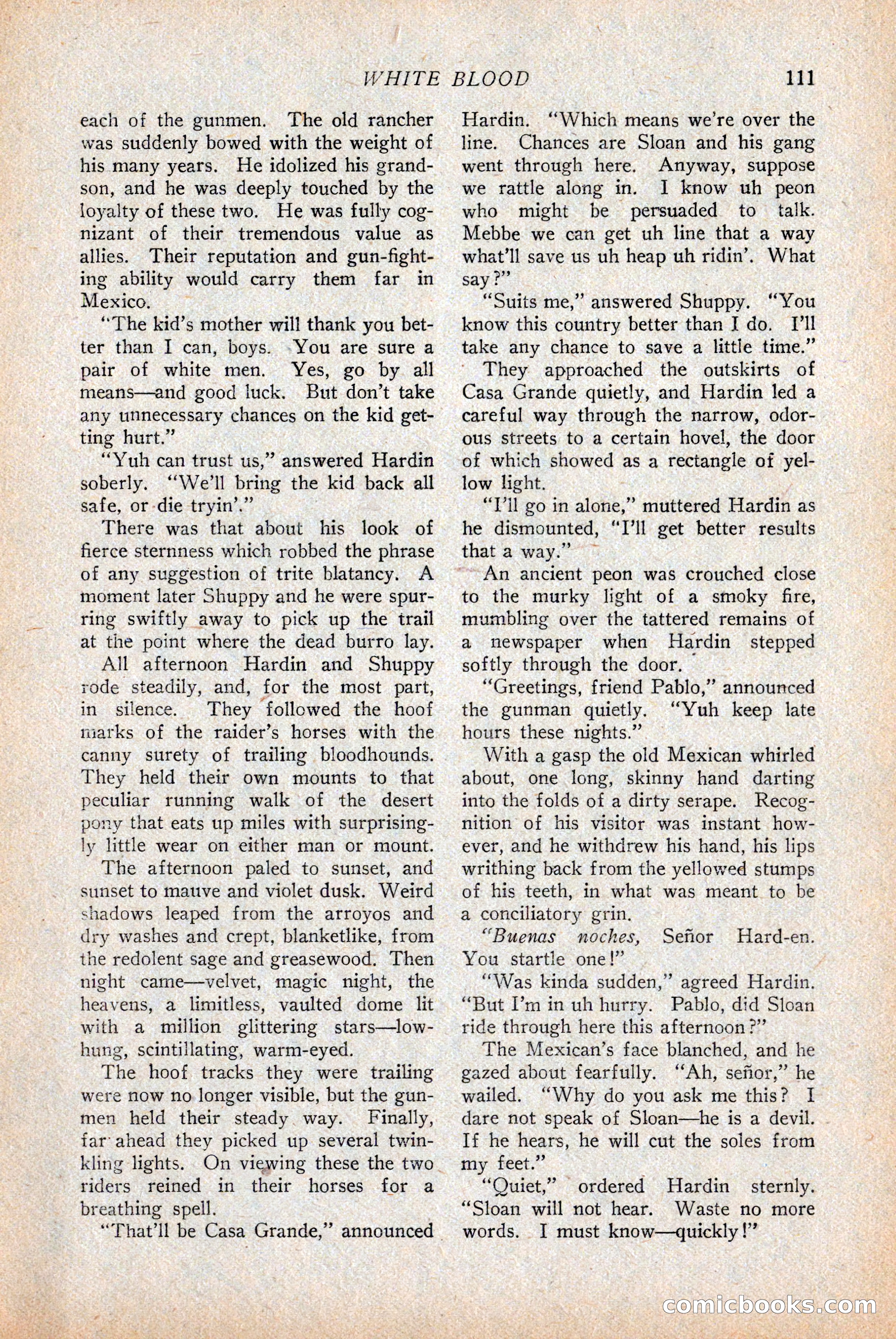 Western Story Magazine — page 113 of 146