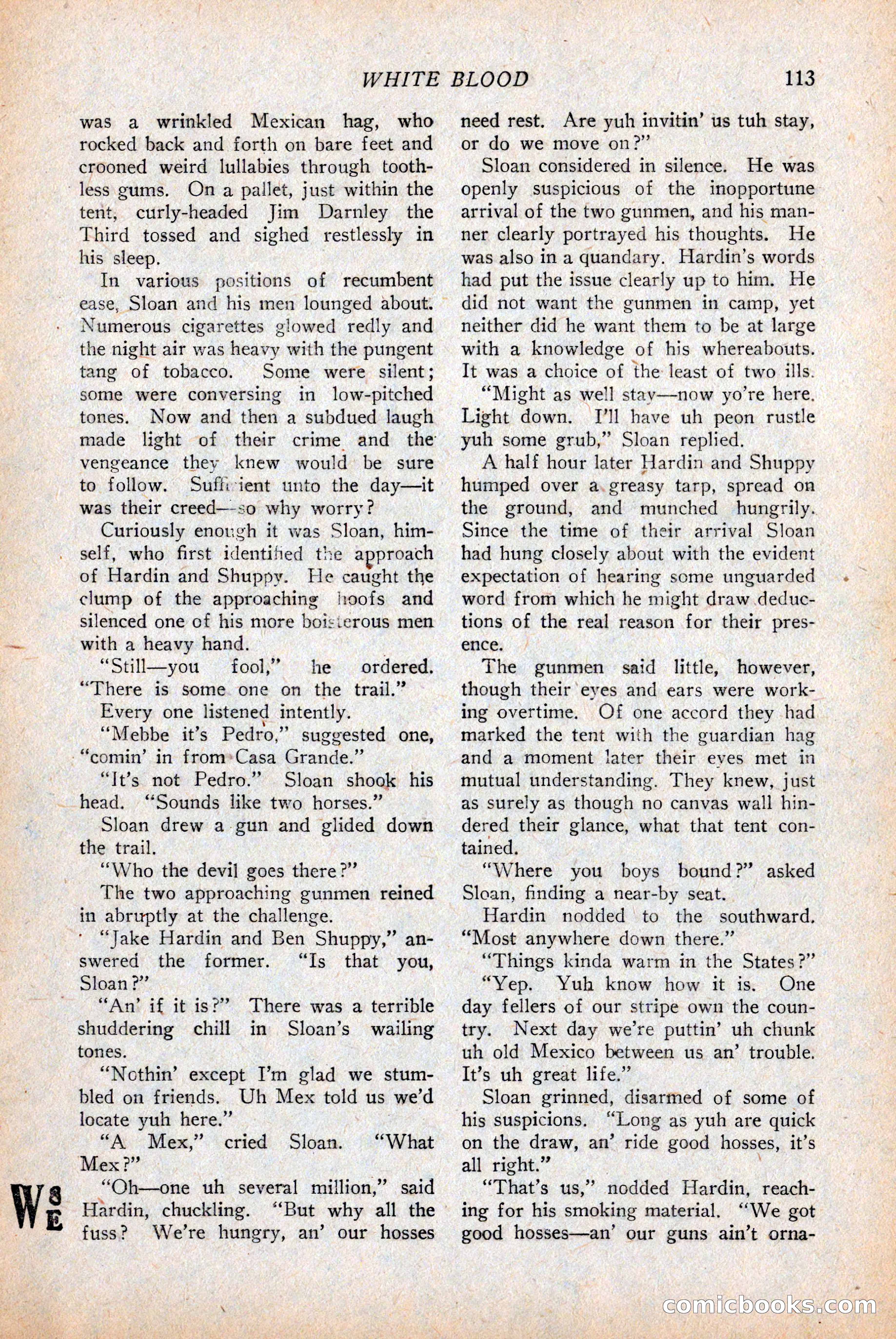 Western Story Magazine — page 115 of 146